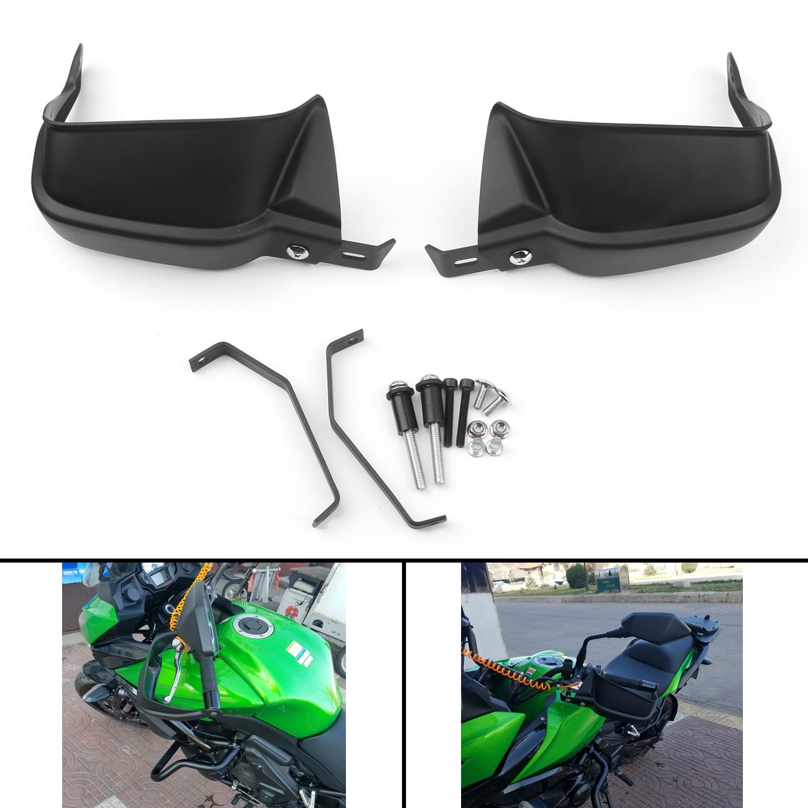 Zestaw ochrony dłoni Hand Guard Shells dla Kawasaki Z900 2017 Versys 650 Versys 1000