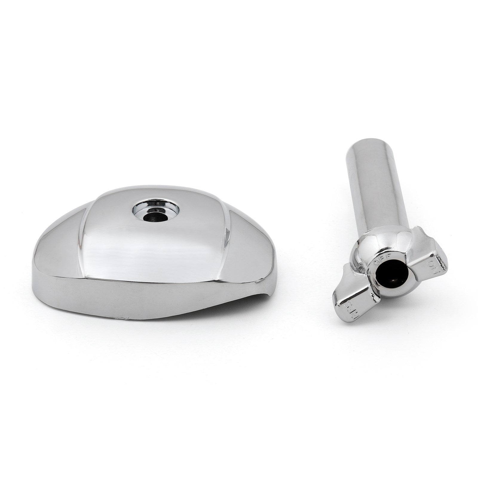 88-07 Honda VT600 Shadow VLX Chrome Throttle Link Cover w/Petcock Lever