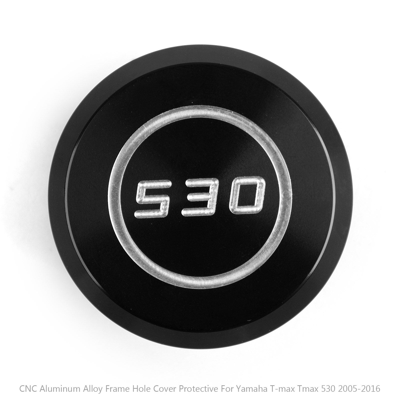 CNC オートバイフレーム穴カバーガードブラックヤマハ T-max Tmax 530 2005-2016