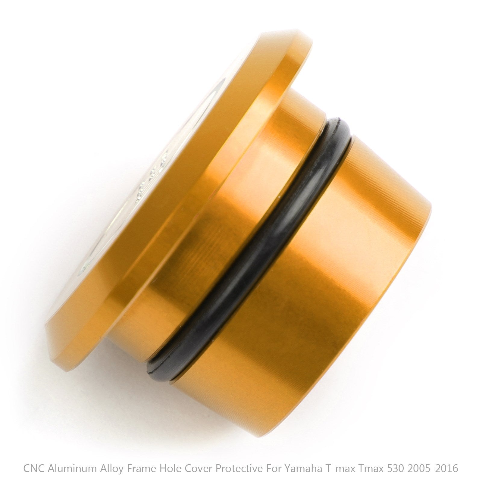 05-16 ヤマハ XP 530 T-Max 530 CNC フレームホールプラグプロテクター ゴールド