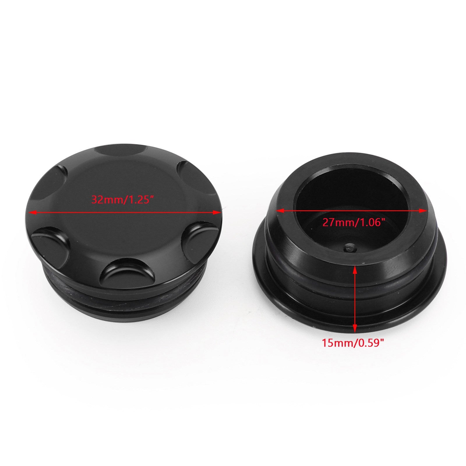 18-22 Kawasaki Ninja 250 400 Z400 Z250 Aluminum Frame Hole Caps Plugs Cover