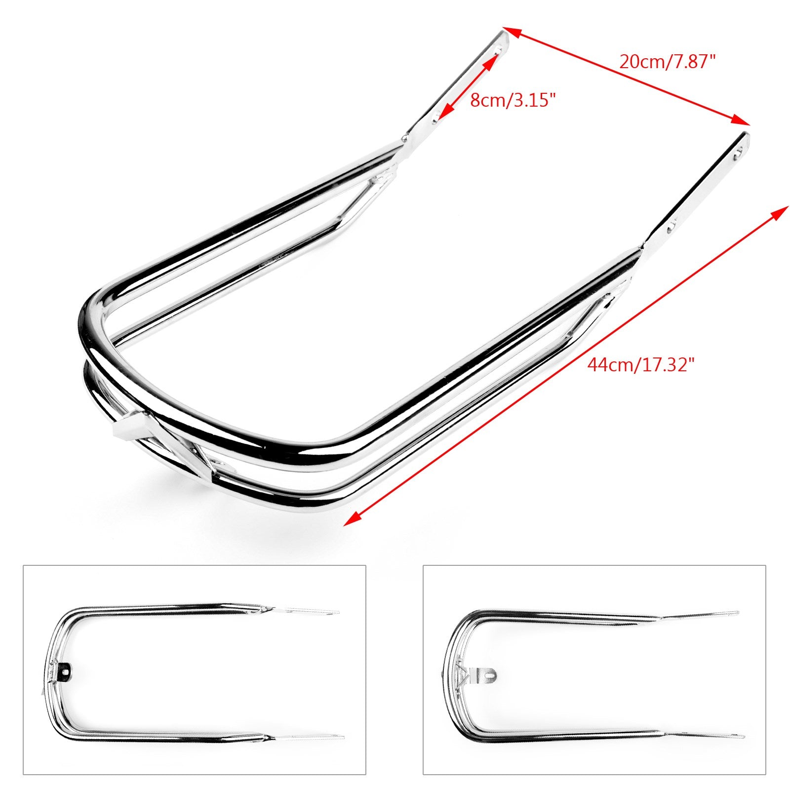 Fatboy EFI Softail Electra Glide Front Fender stötfångare Guard Bar