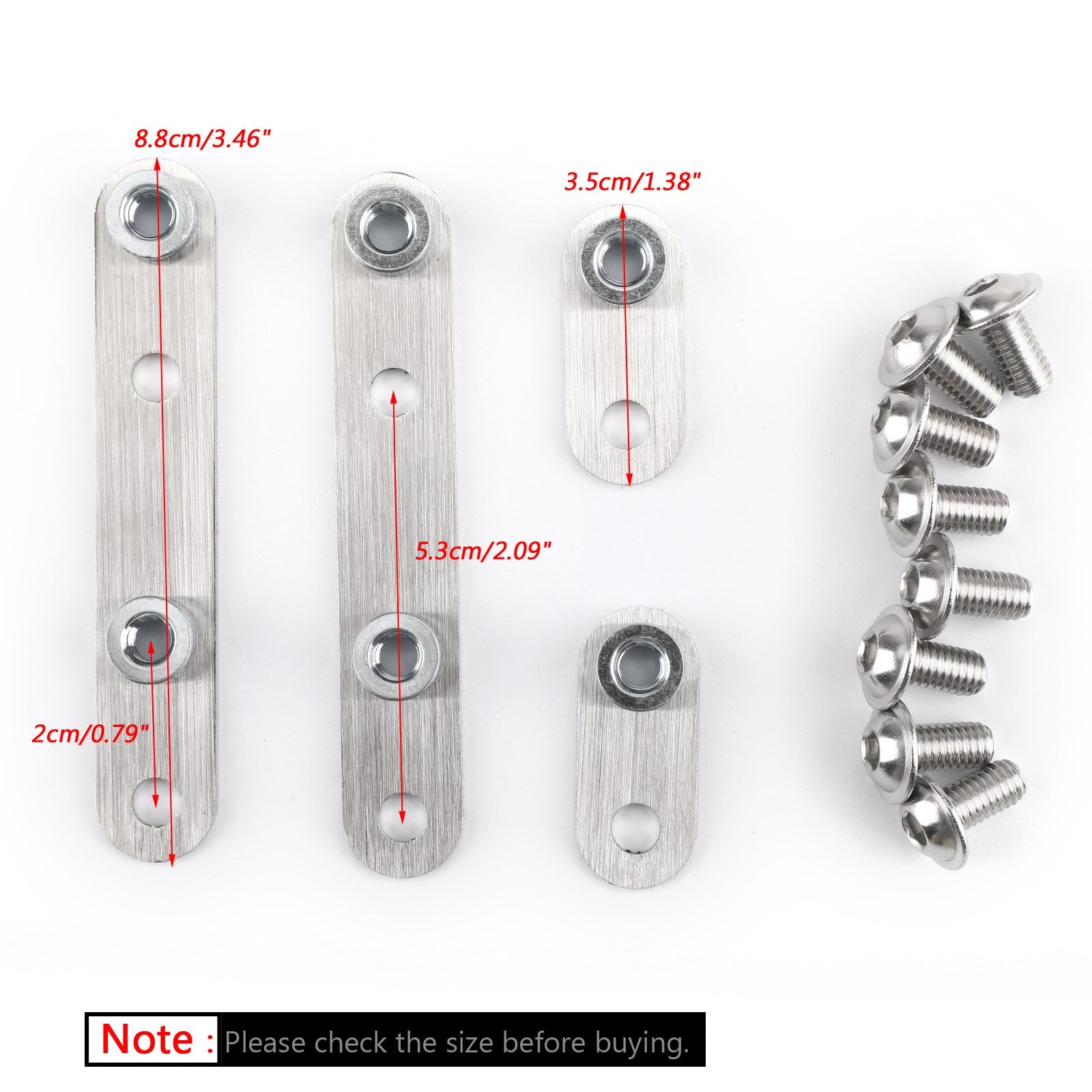 16-19 Honda CRF1000L Africa Twin Rustfritt stål Front Fender Riser Lift Kit