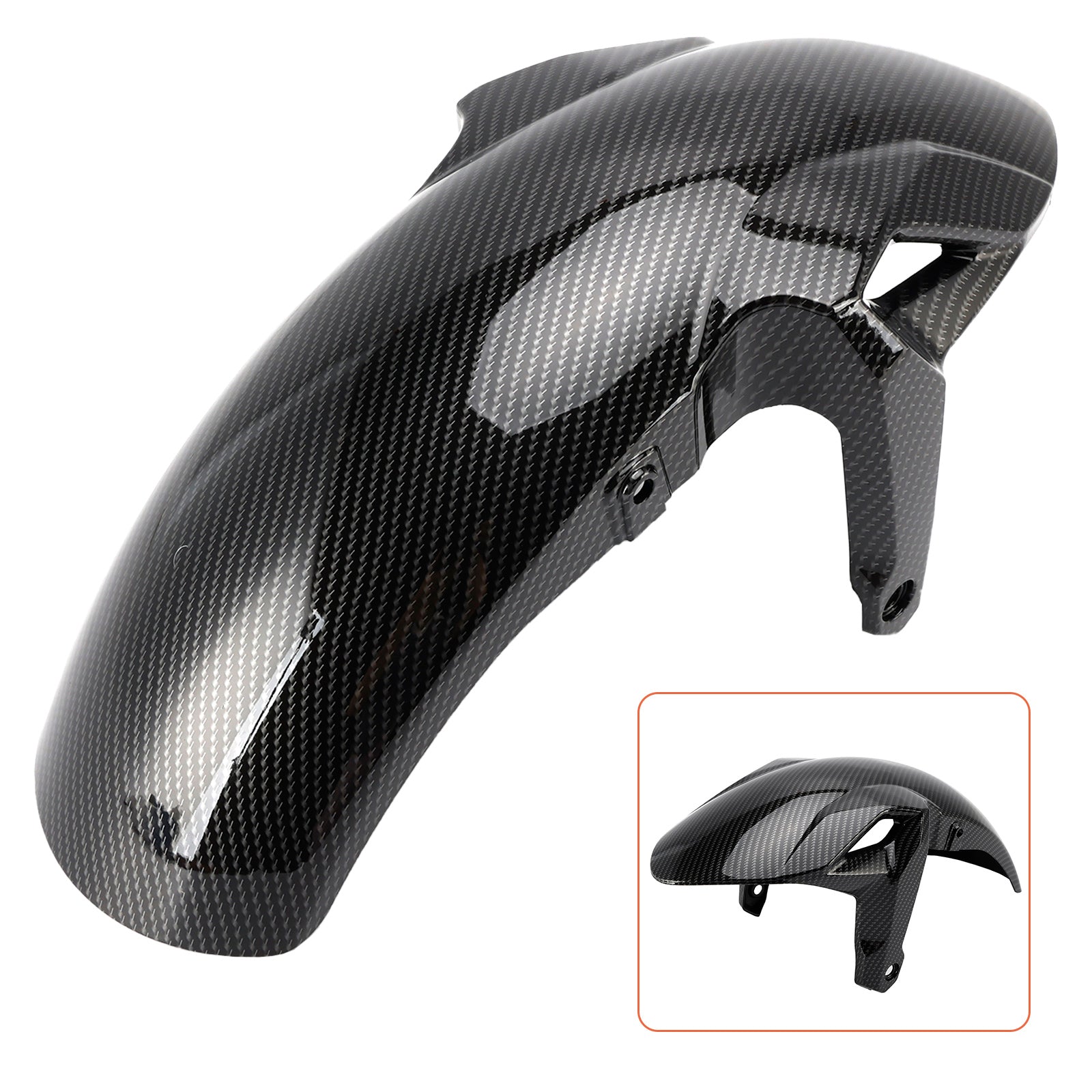Front Fender Tire Hugger Mudguard For Kawasaki Z650 Ninja 650 2017-2023