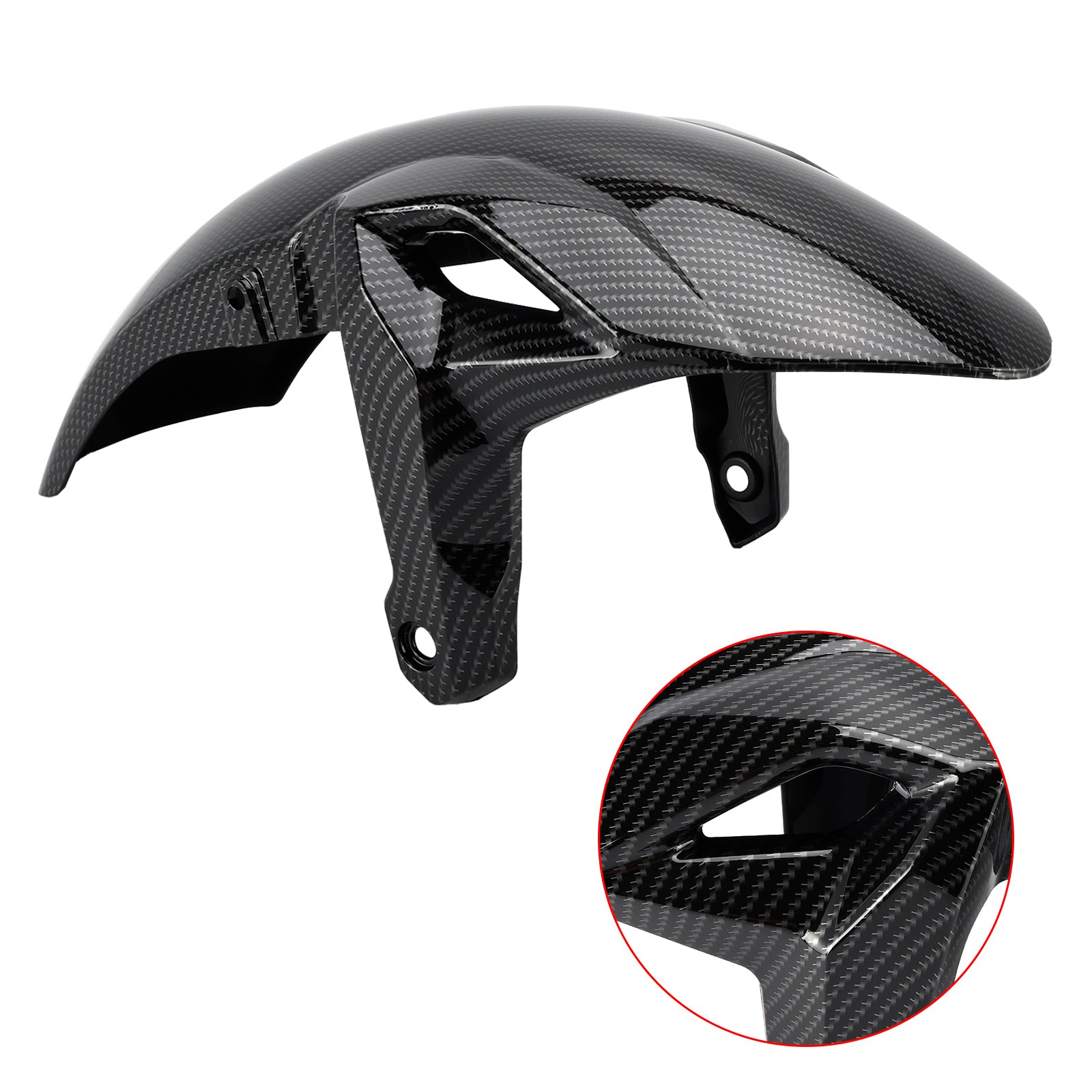Front Fender Tire Hugger Mudguard For Kawasaki Z650 Ninja 650 2017-2023