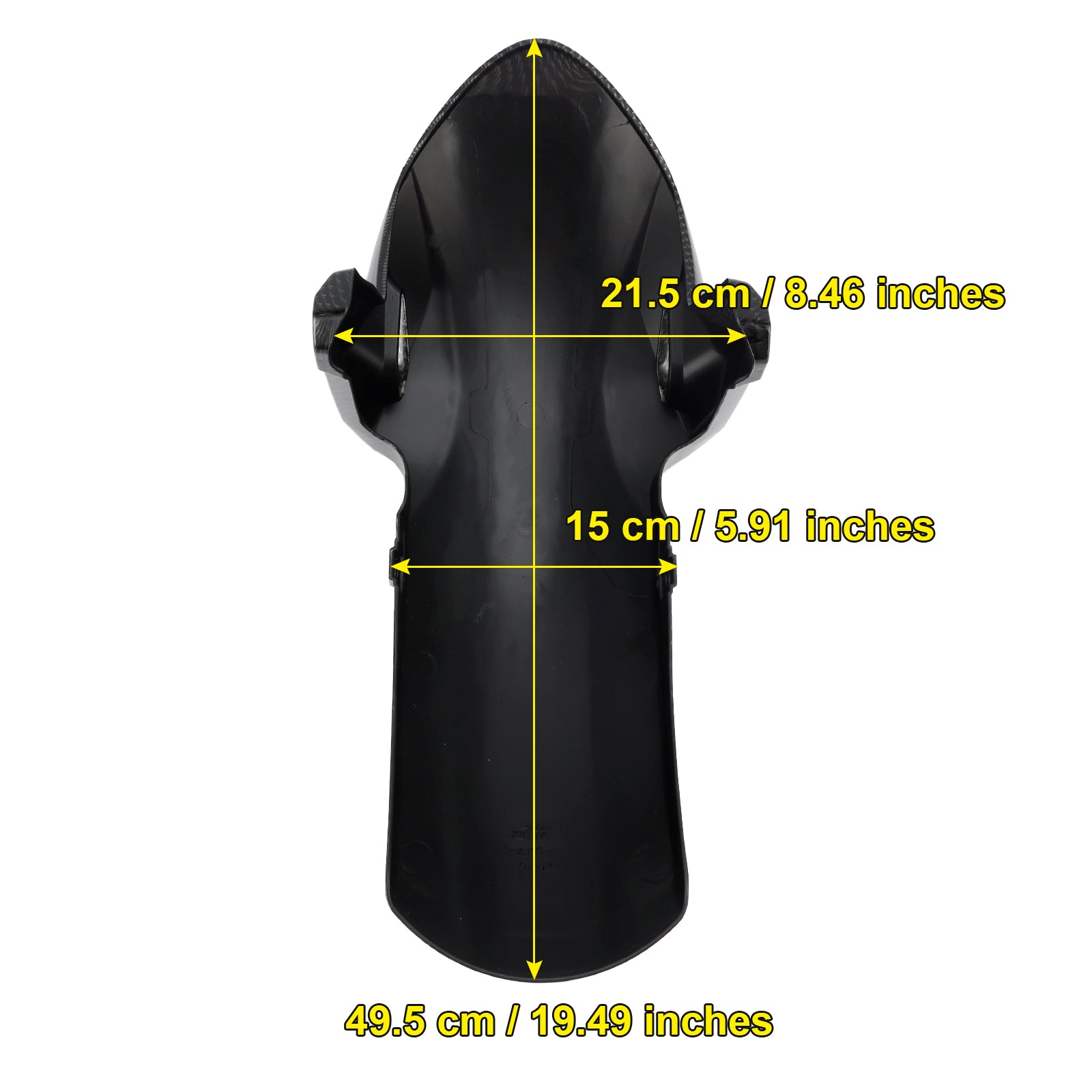 Front Fender Tire Hugger Mudguard för Kawasaki Z650 Ninja 650 2017-2023