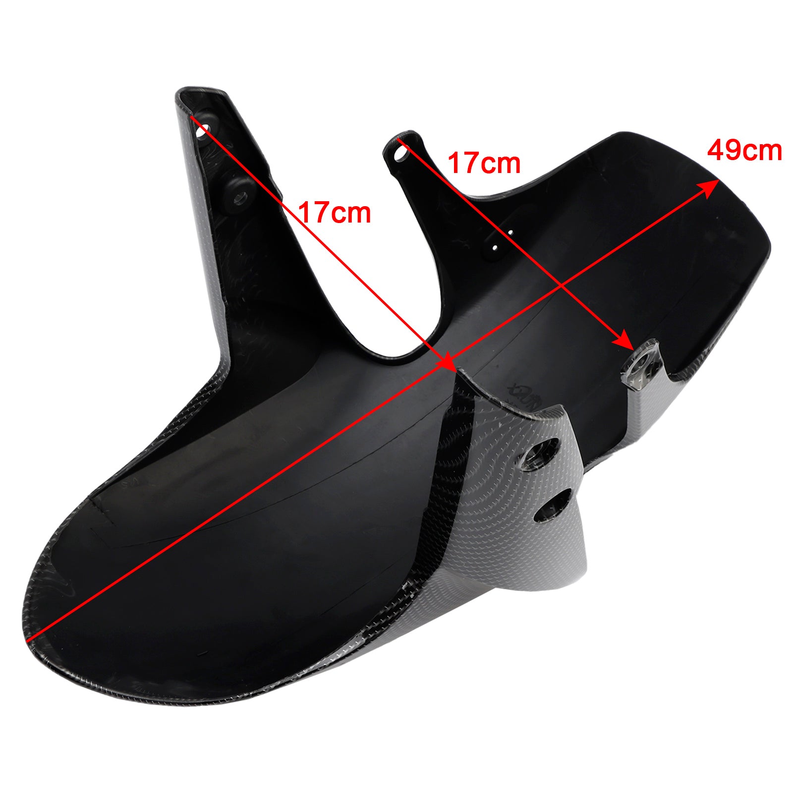 Cawing de la cobertura de la Guardia de barro delantera delantera para Suzuki GSX-S750 2017-2024 Carbon