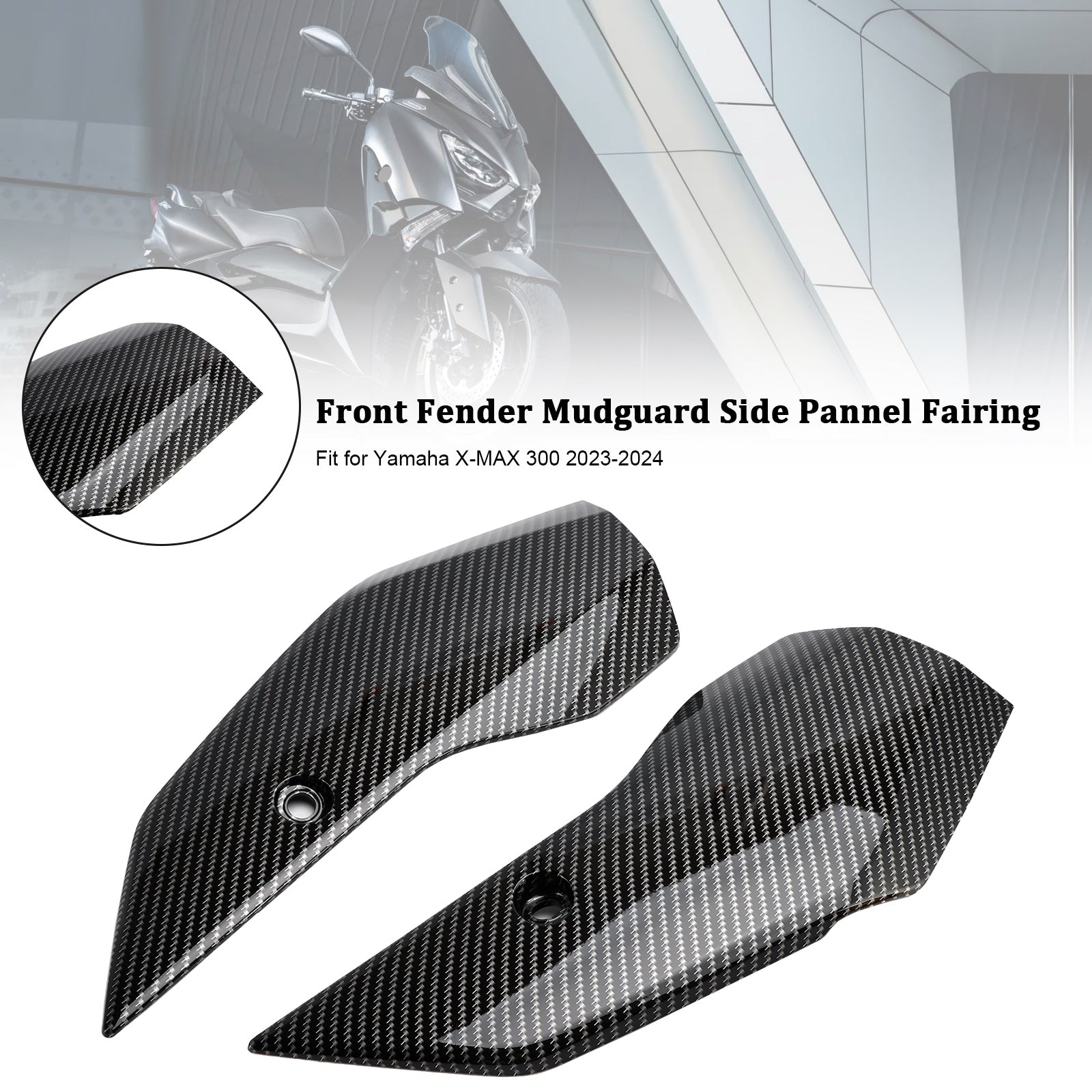23-25 Yamaha X-MAX 300 XMAX300 Front Fender Side Panel Fairing