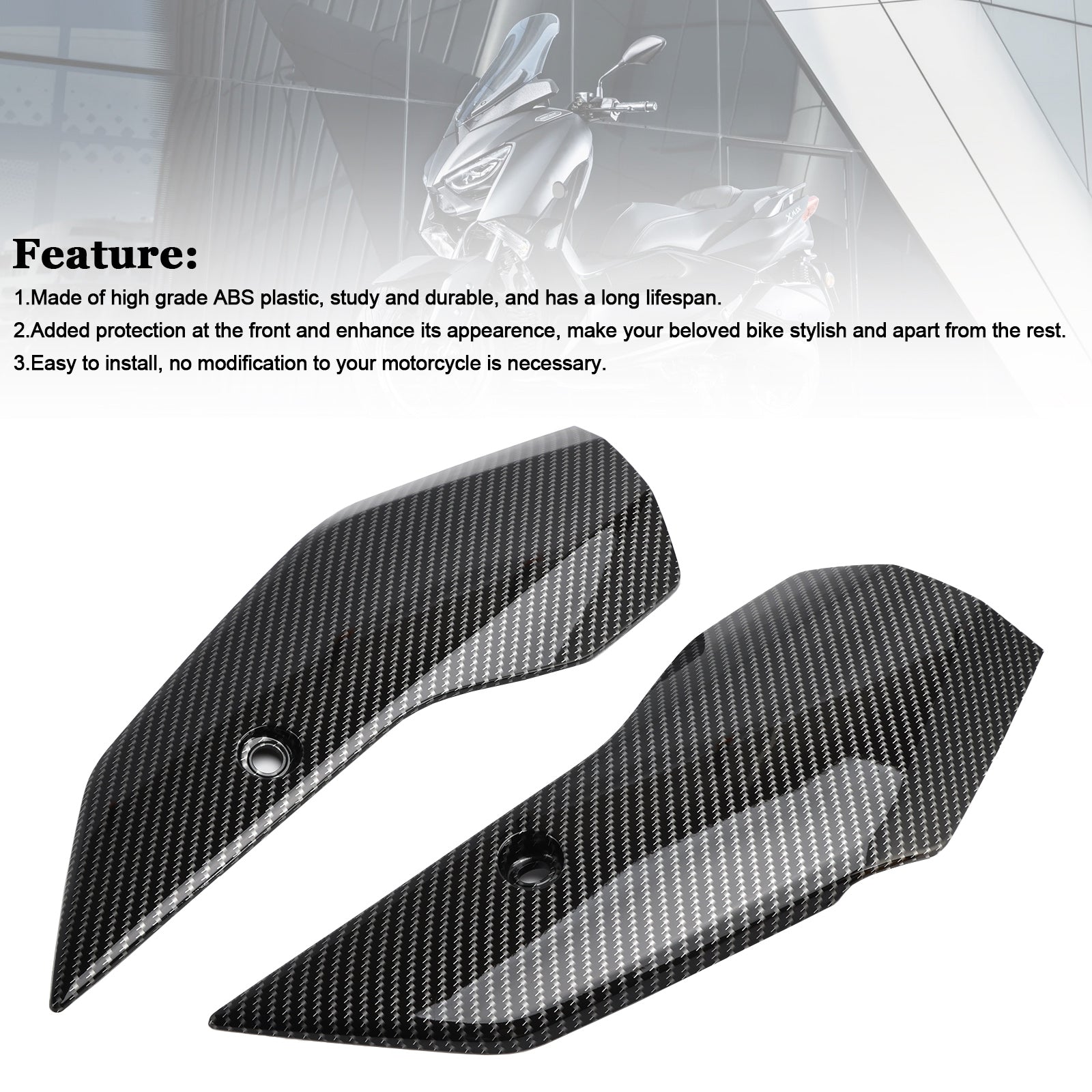 23-25 Yamaha X-MAX 300 XMAX300 Front Fender Side Panel Fairing