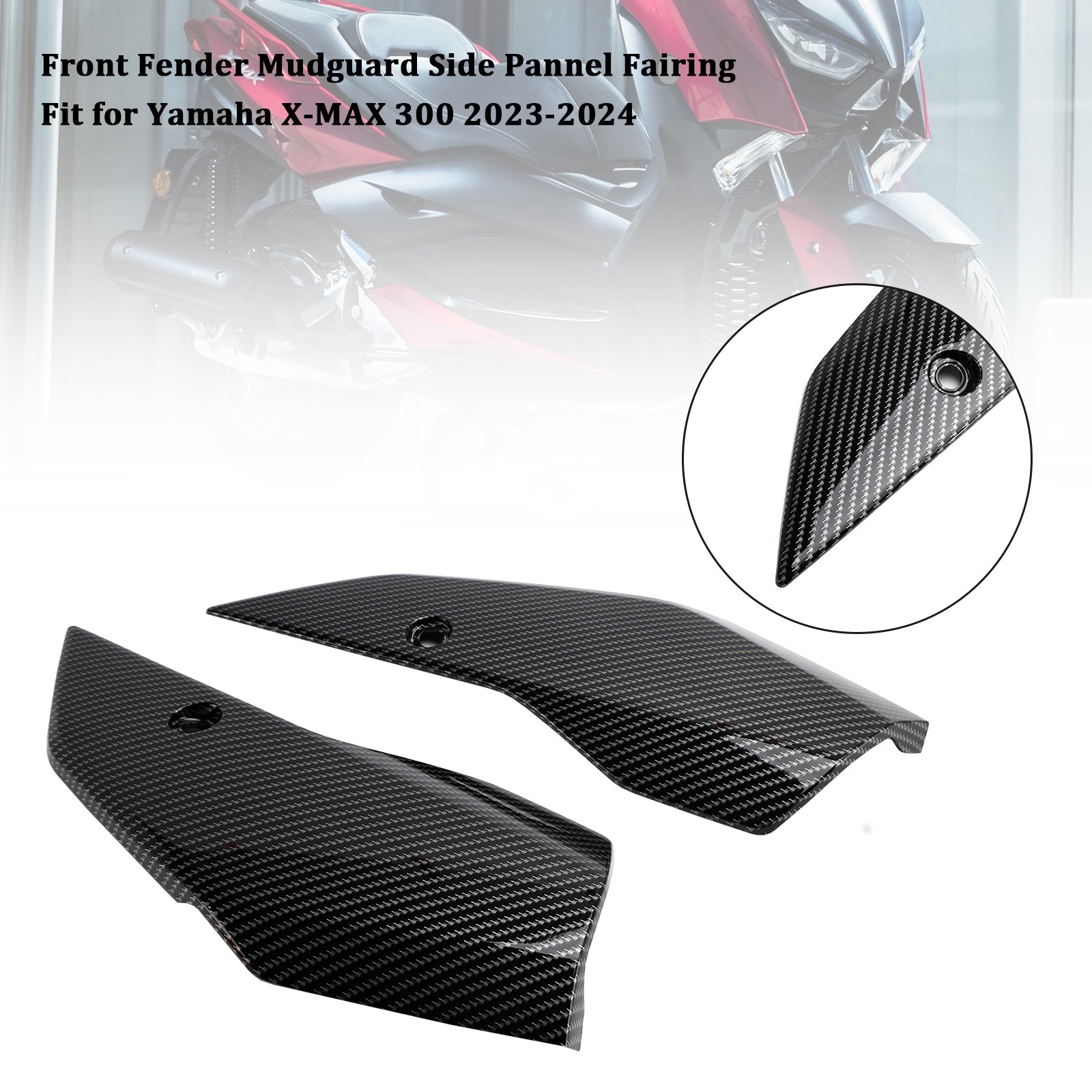 23-25 Yamaha X-MAX 300 XMAX300 Front Fender Side Panel Fairing