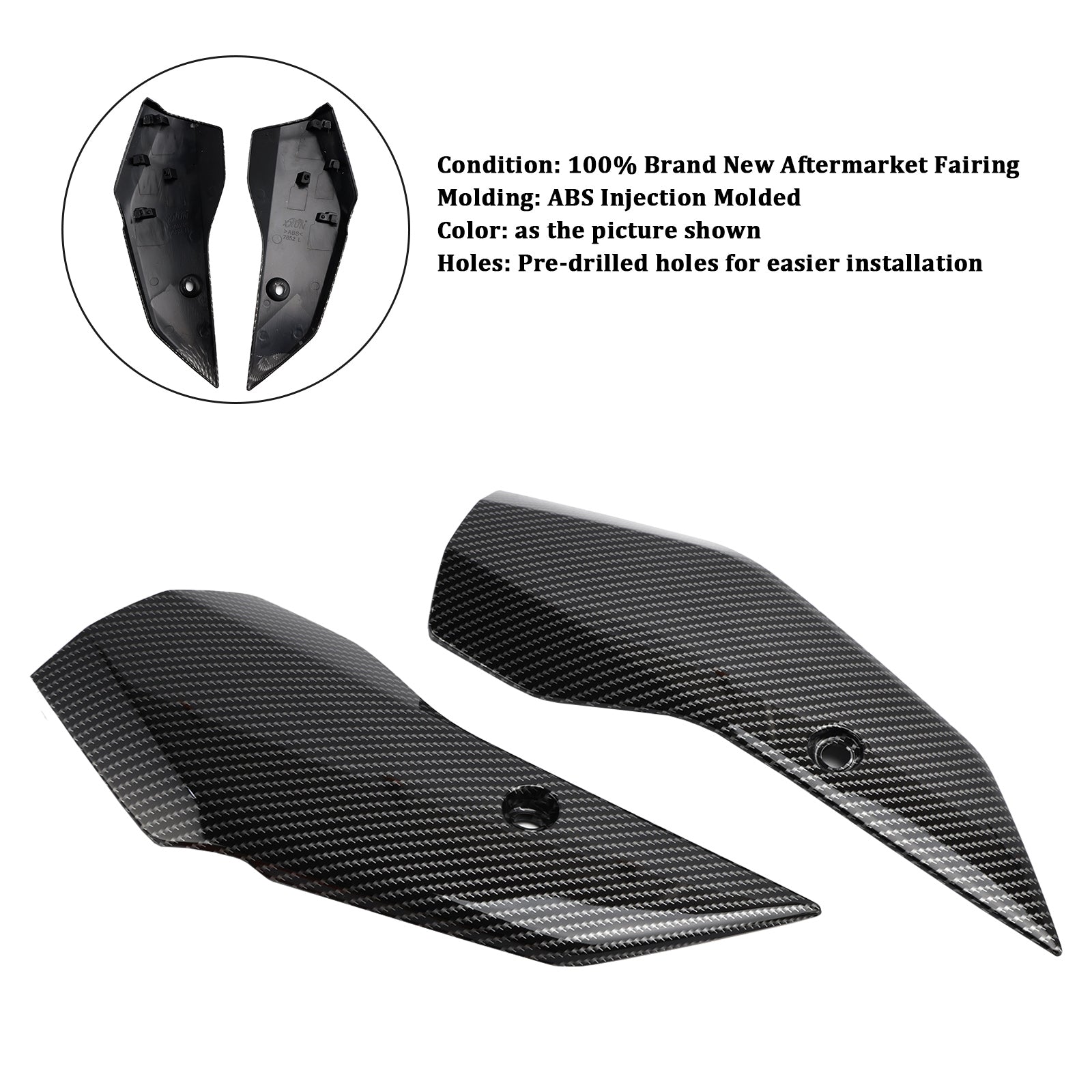23-25 Yamaha X-MAX 300 XMAX300 Front Fender Side Panel Fairing