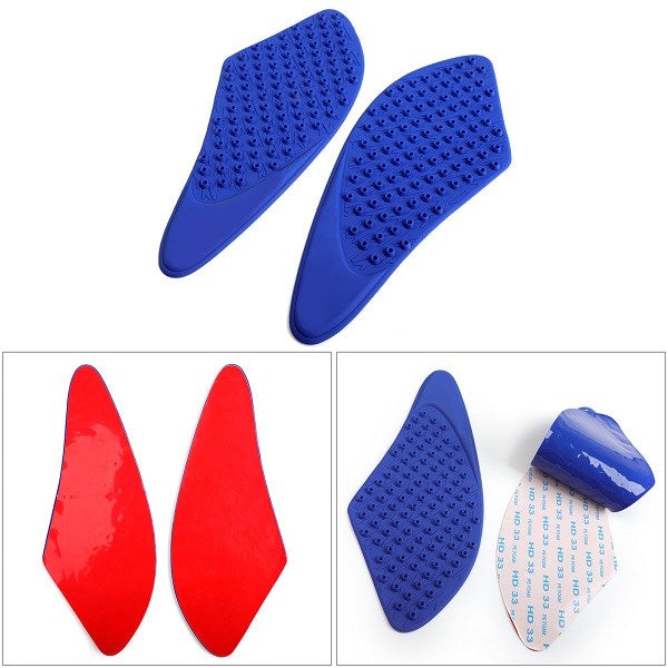 Tank Pad Traction Grip Protector 2-Piece Fit for Kawasaki ZX-6R ZX6R 07-2008