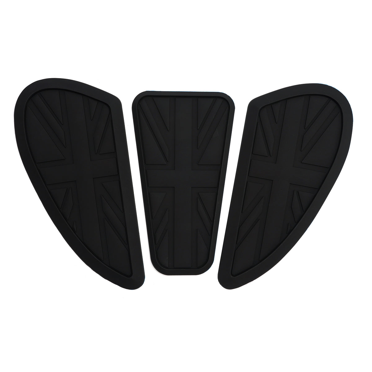 3x ginocchiere personalizzate per serbatoio benzina Union Jack per Bonneville T100 T120 Bobber