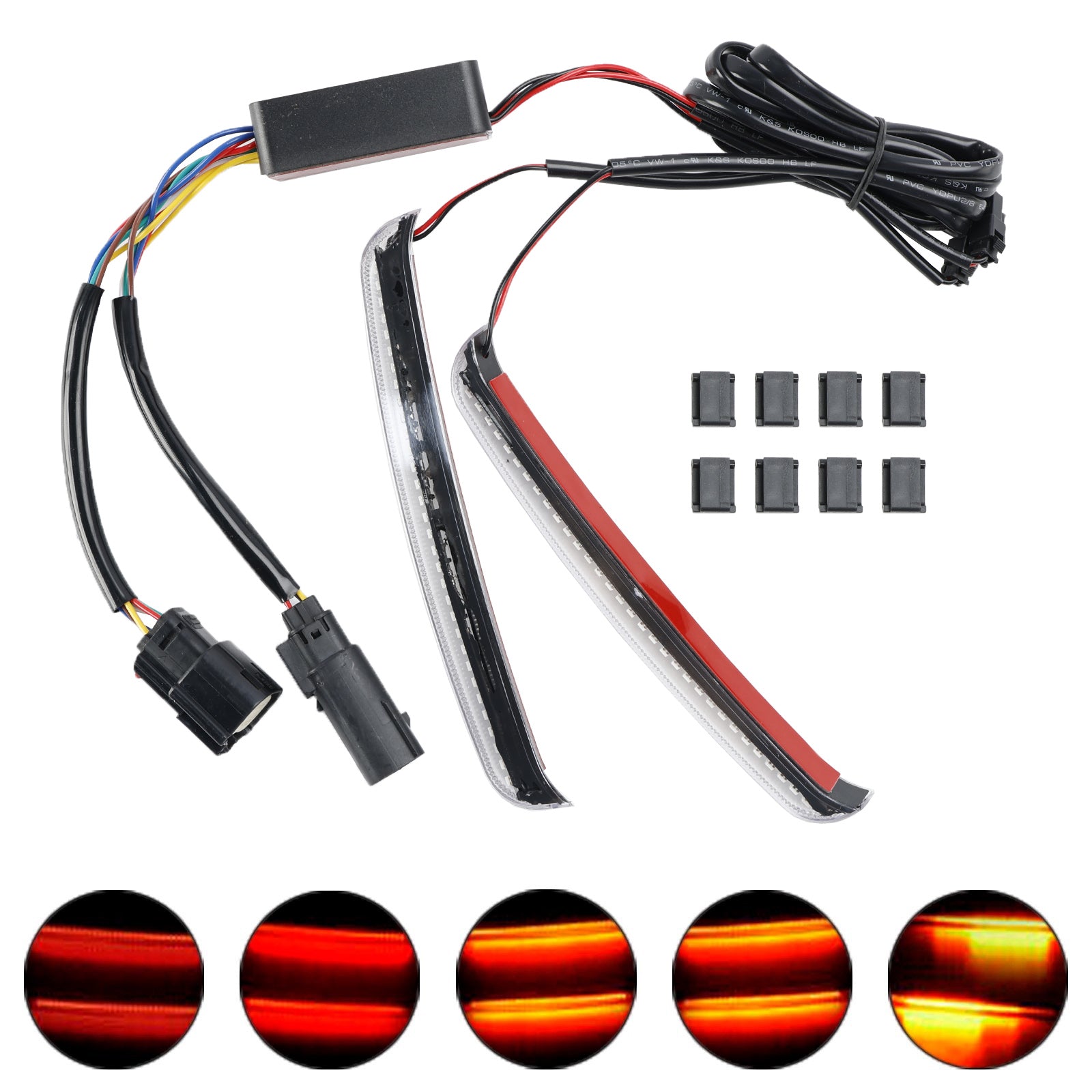 14-22 väg glid flhr Cvo sadelväska ledande flödande blinkersljus