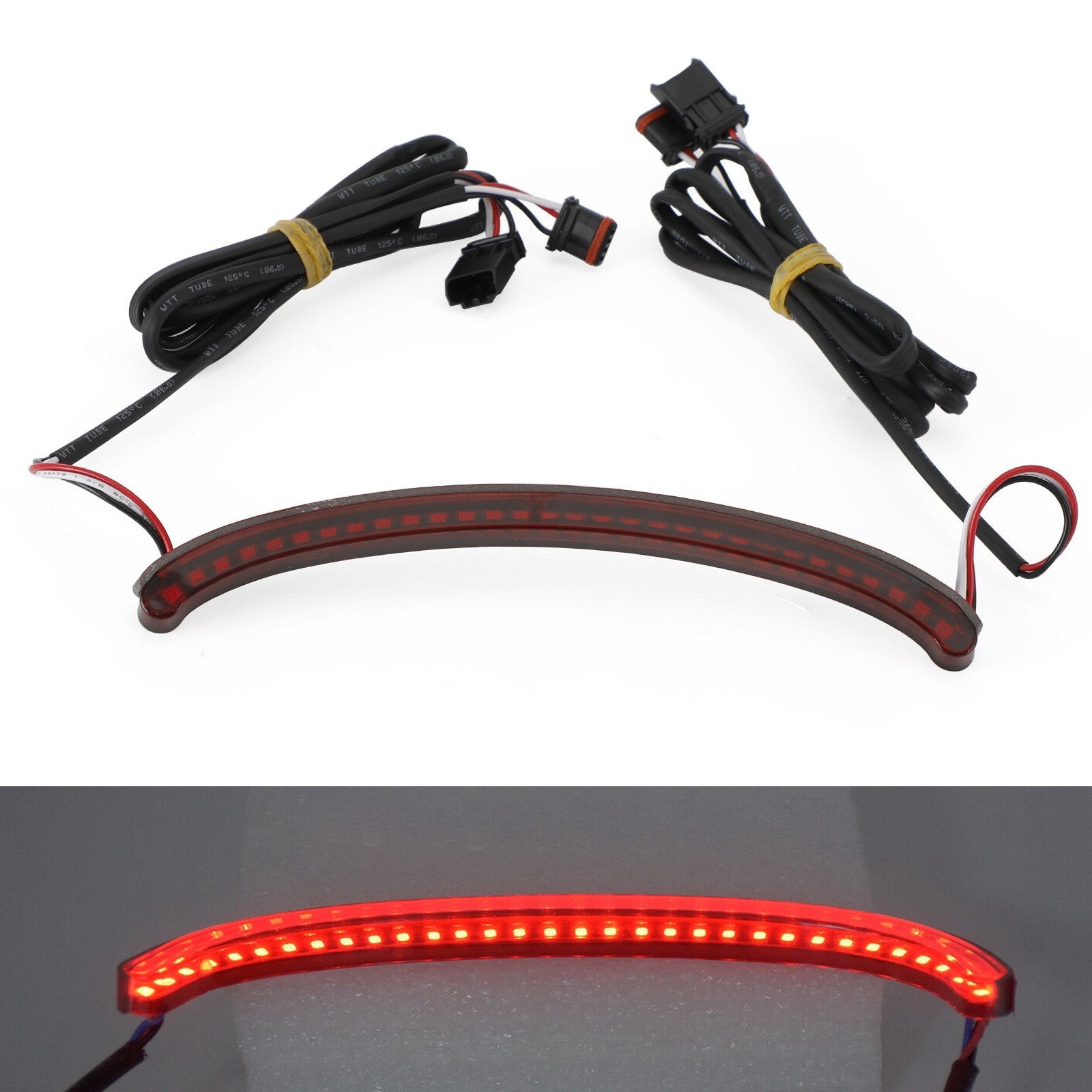 Softail 2018-2022 Bakre fender Bakljus Running Turn Signal Brake Lamp Generic