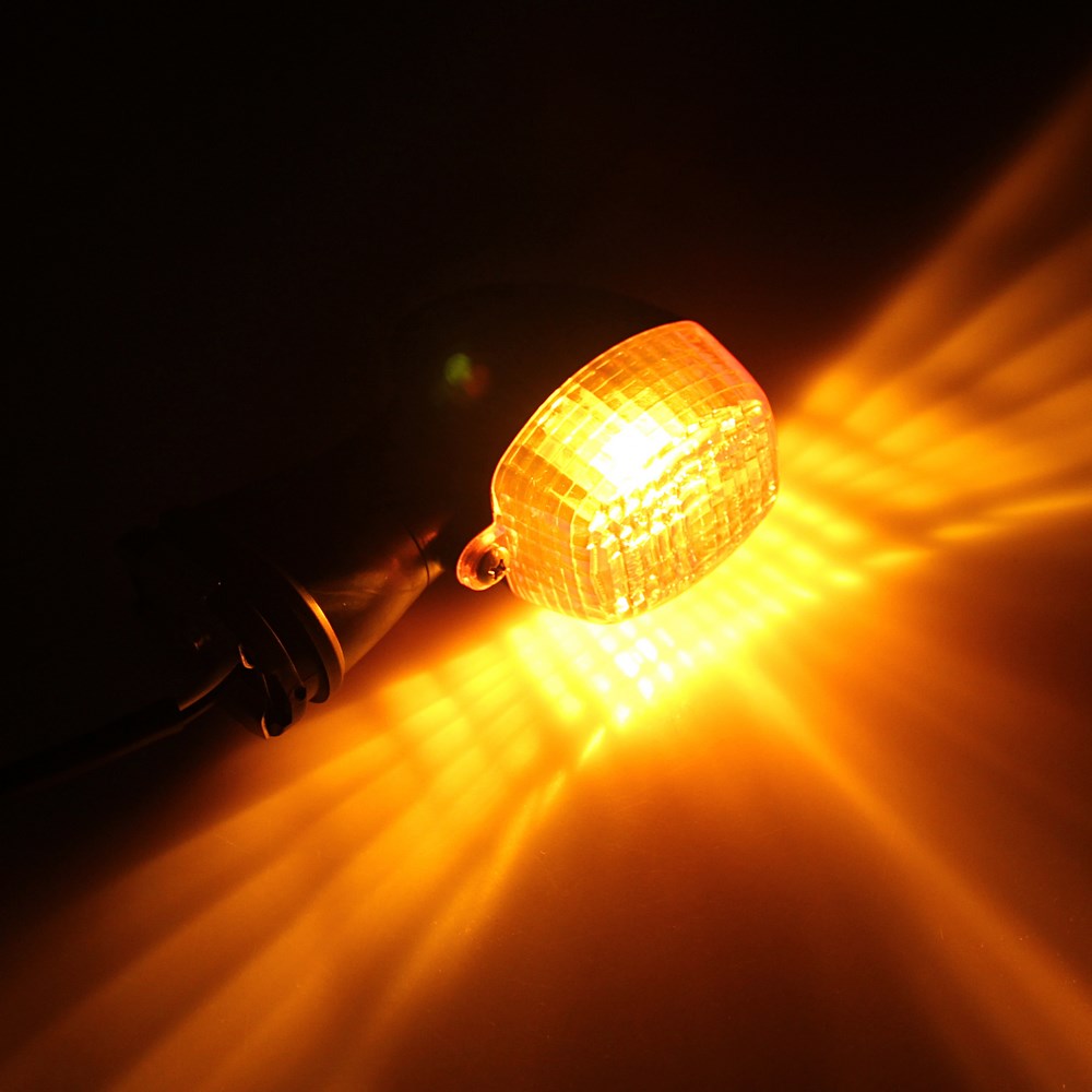 Kawasaki ZX-6R 7R 9R 12R EX 500R Ninja GPZ Zr-X ZX-R voorste richtingaanwijsman Amber