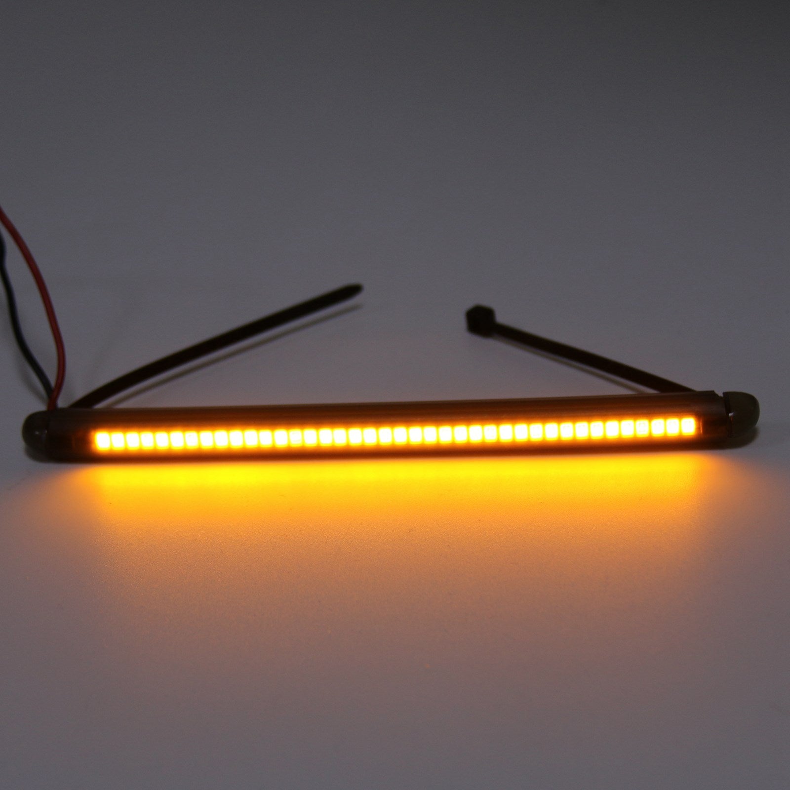 43mm-46mm gaffel LED Turn Signal Strip Amber Light Kit för Harley Victory Honda