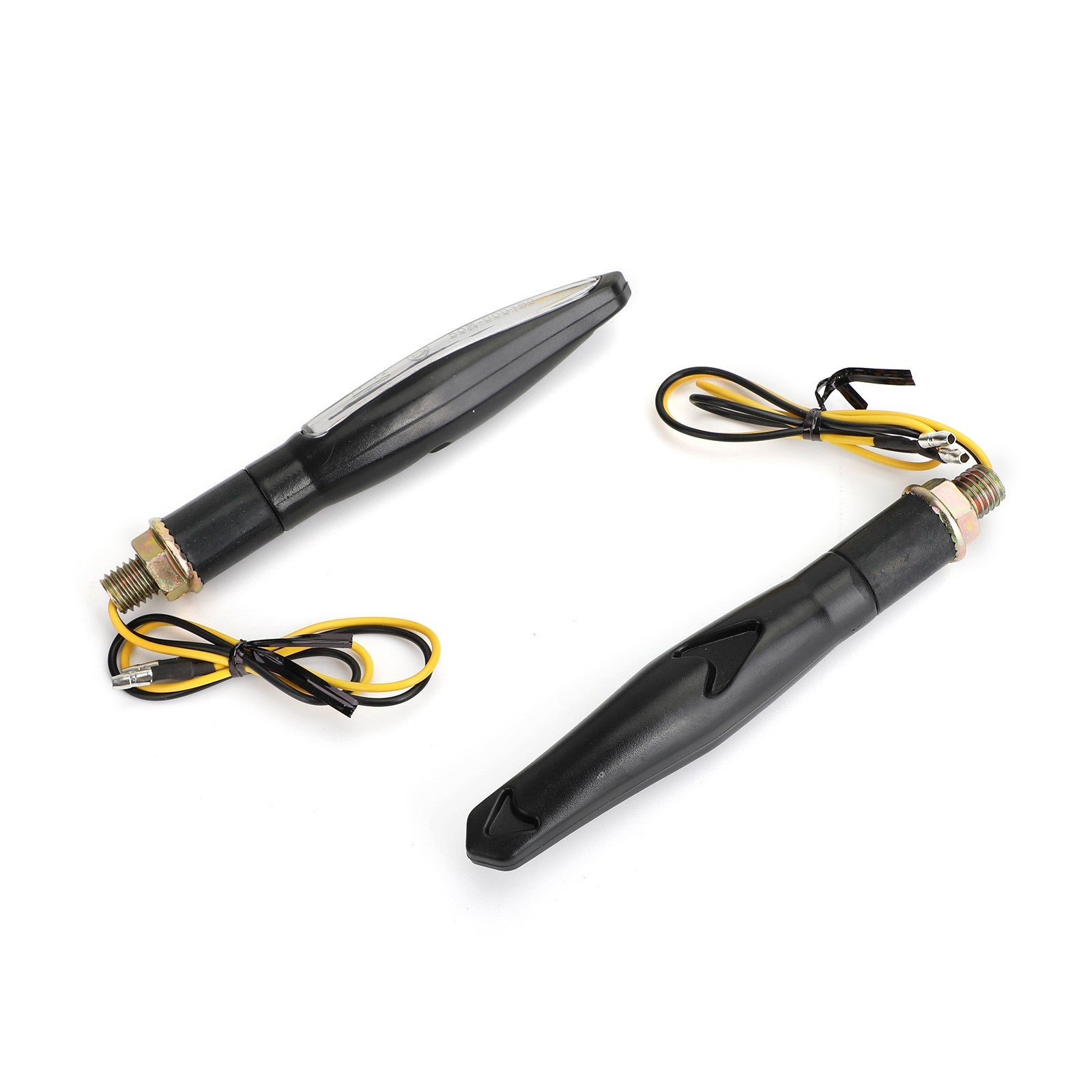 2x M10 Sekvenční tekoucí LED LED indikátory motocyklového směrovacího signálu Světla Lampa Amber