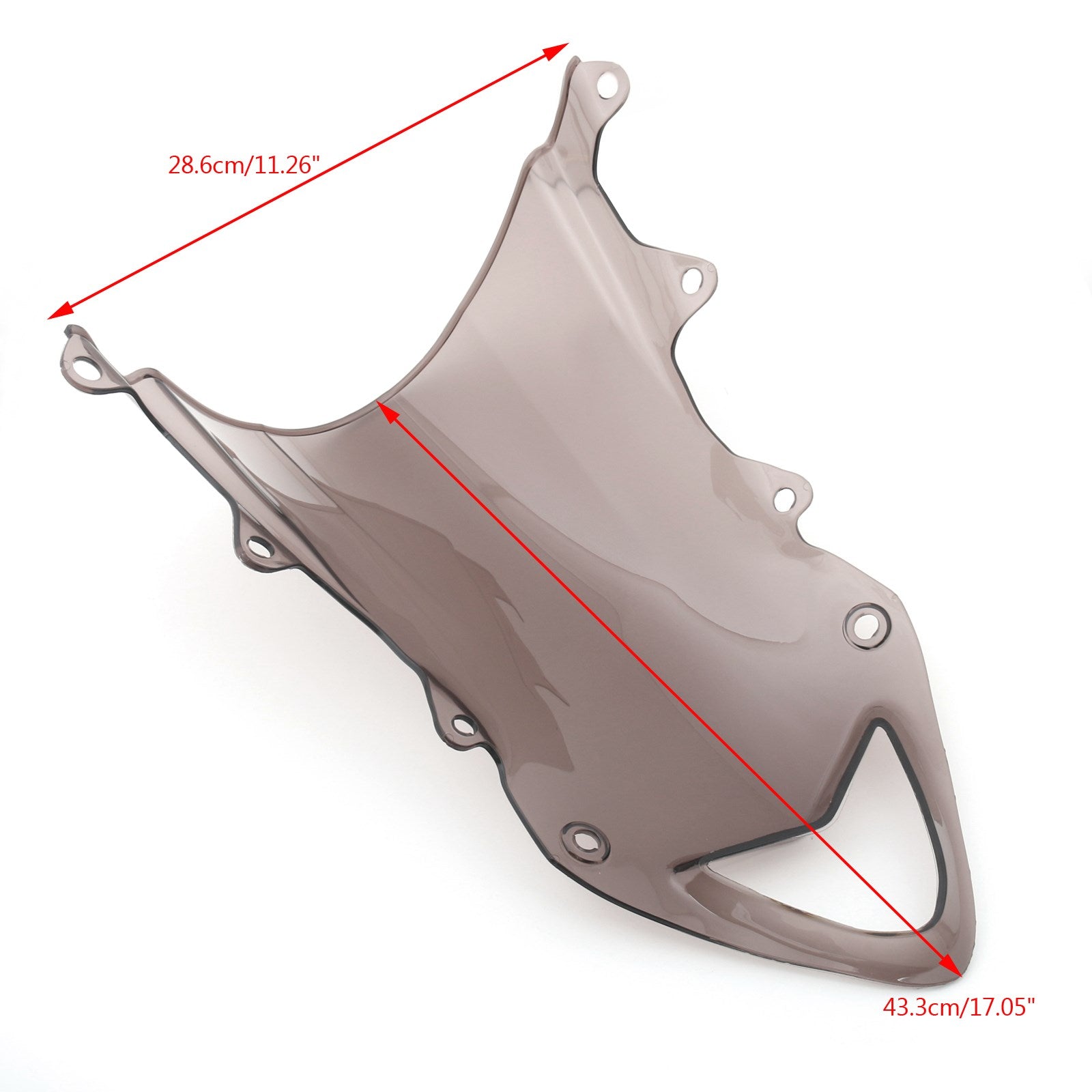 BMW S1000RR 09-14 Parabrisas Parabrisas Doble Burbuja Ahumado