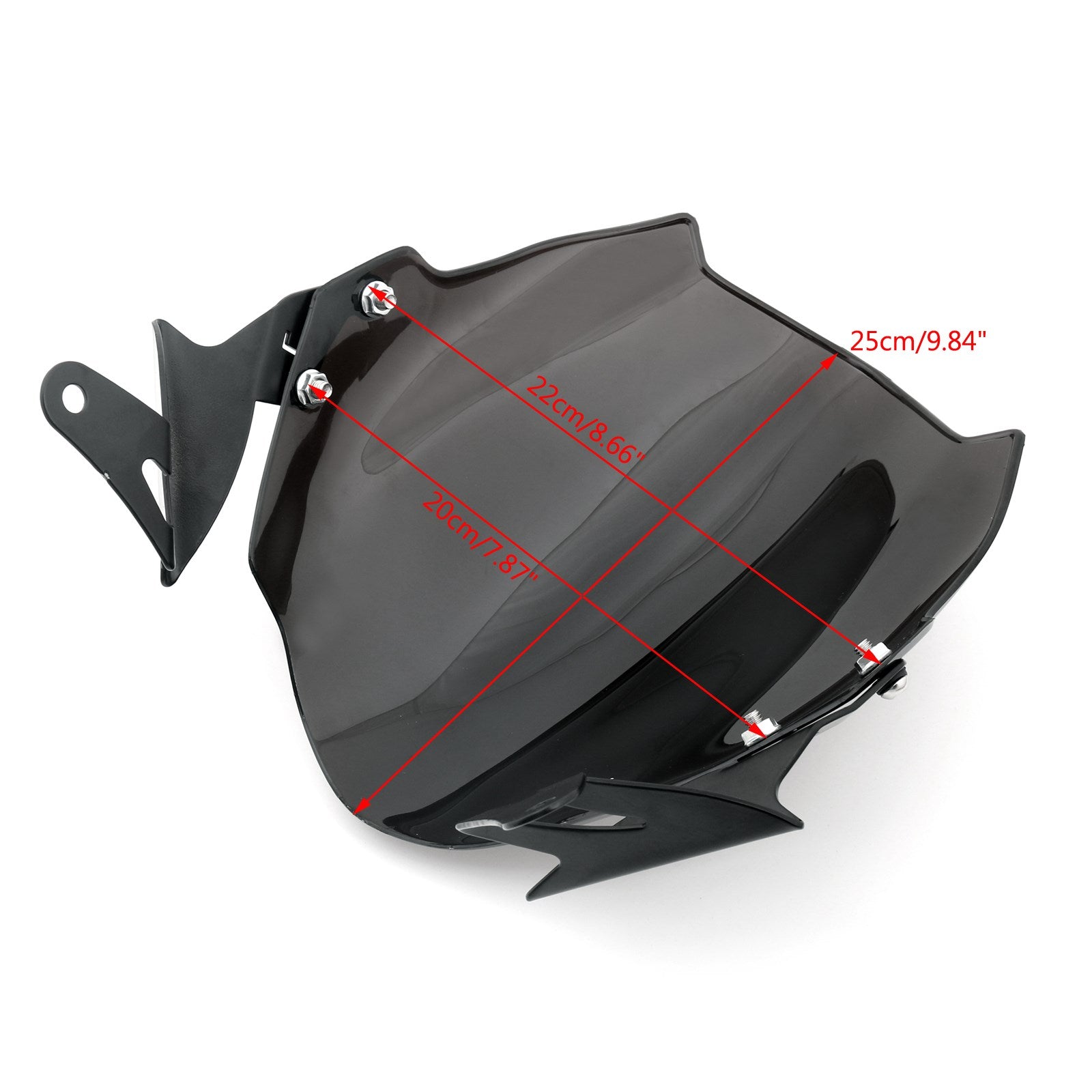 Ducati Monster 659/696/795/796 Parabrisas Fly Wind Screen Negro