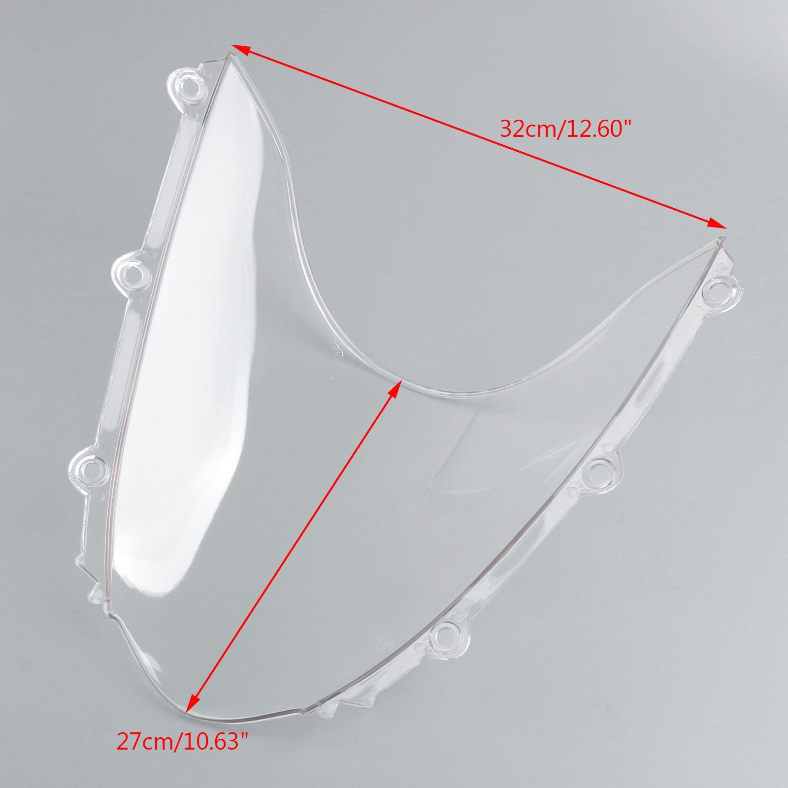 2004-2007 Honda CBR 1000RR Windshield WindScreen Double Bubble White