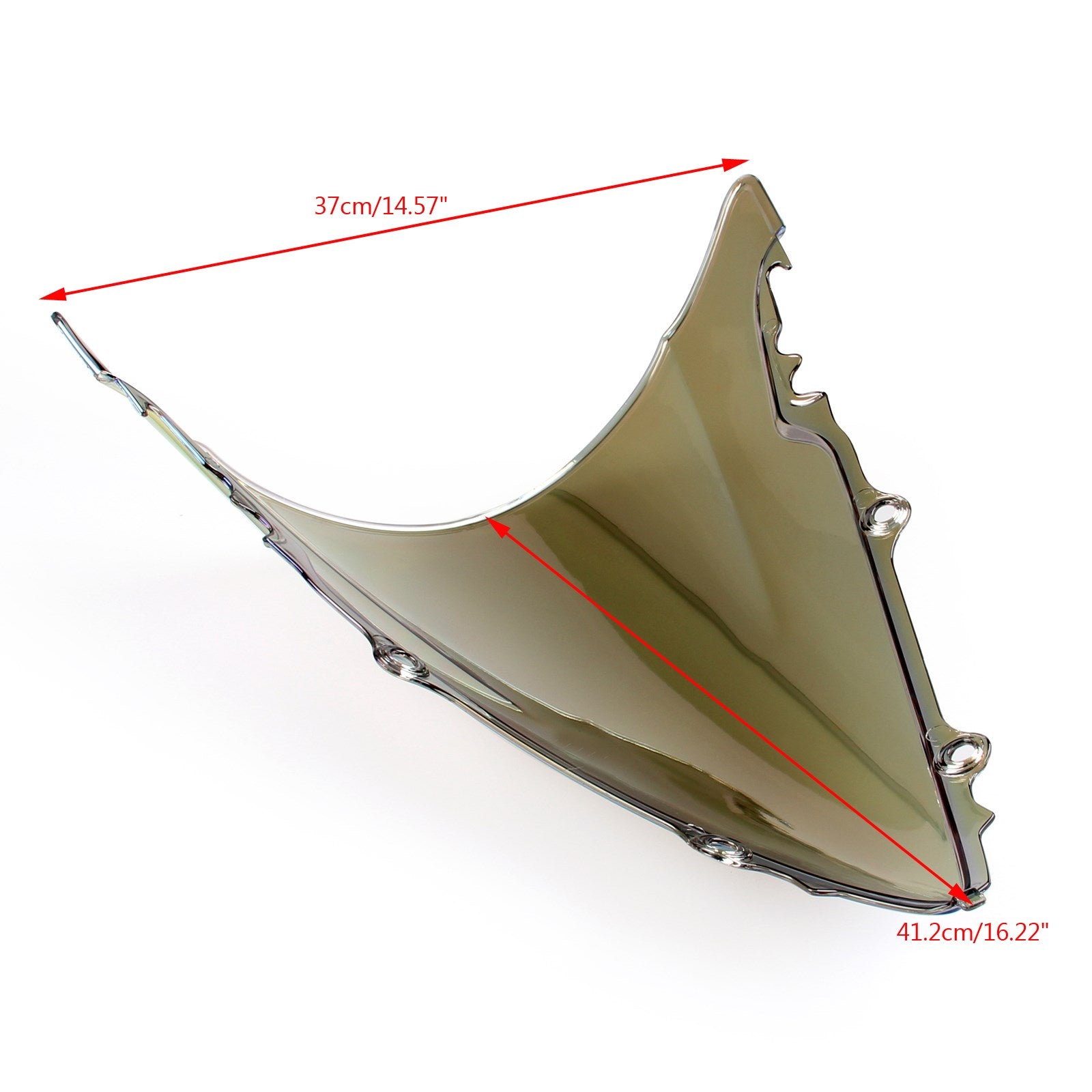 En pare-brise à double bulle pour yamaha yzf R6 2003-05 R6S 2006-09 WI