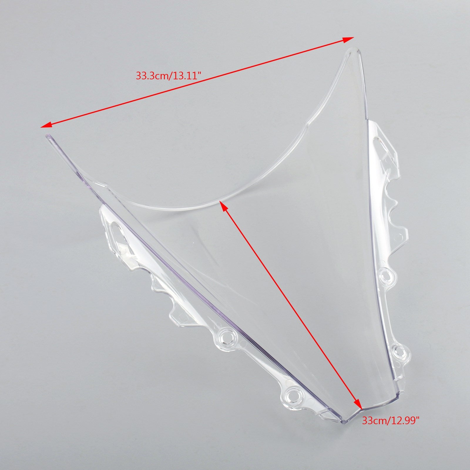 2006-2007 Yamaha YZF R6 600 Windshield Windscreen Double Bubble Clear