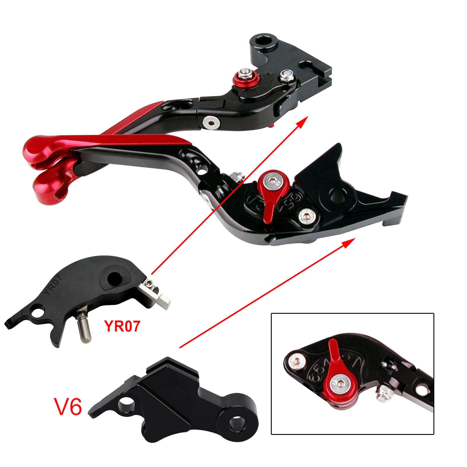 24-25 YAMAHA XSR900 XSR900GP MT-09 MT-09SP Adjustable Clutch Brake Lever