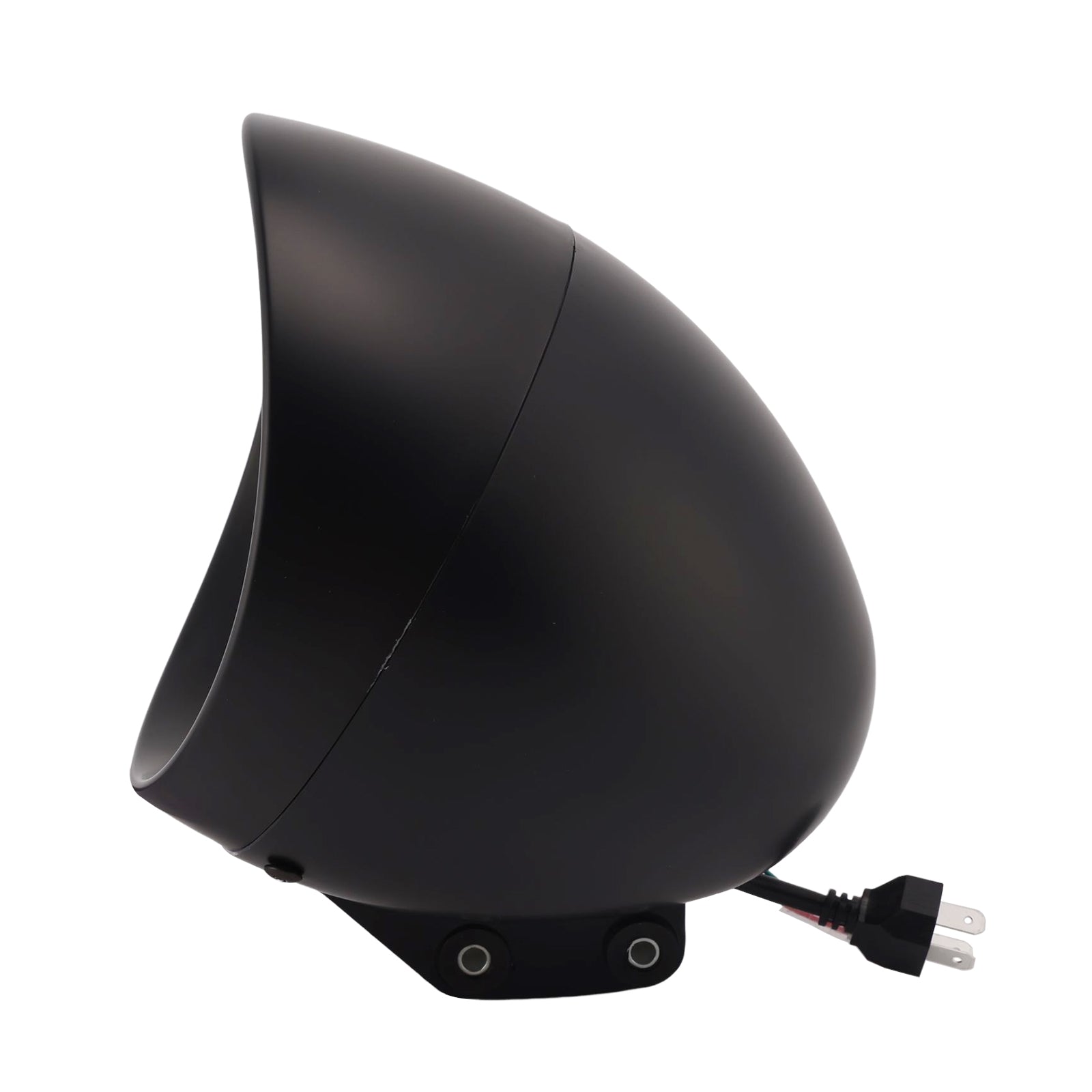 5.75" Headlight Lamp Spotlight Universal Led 4000lm Fits For Cruise Cafe Chrome