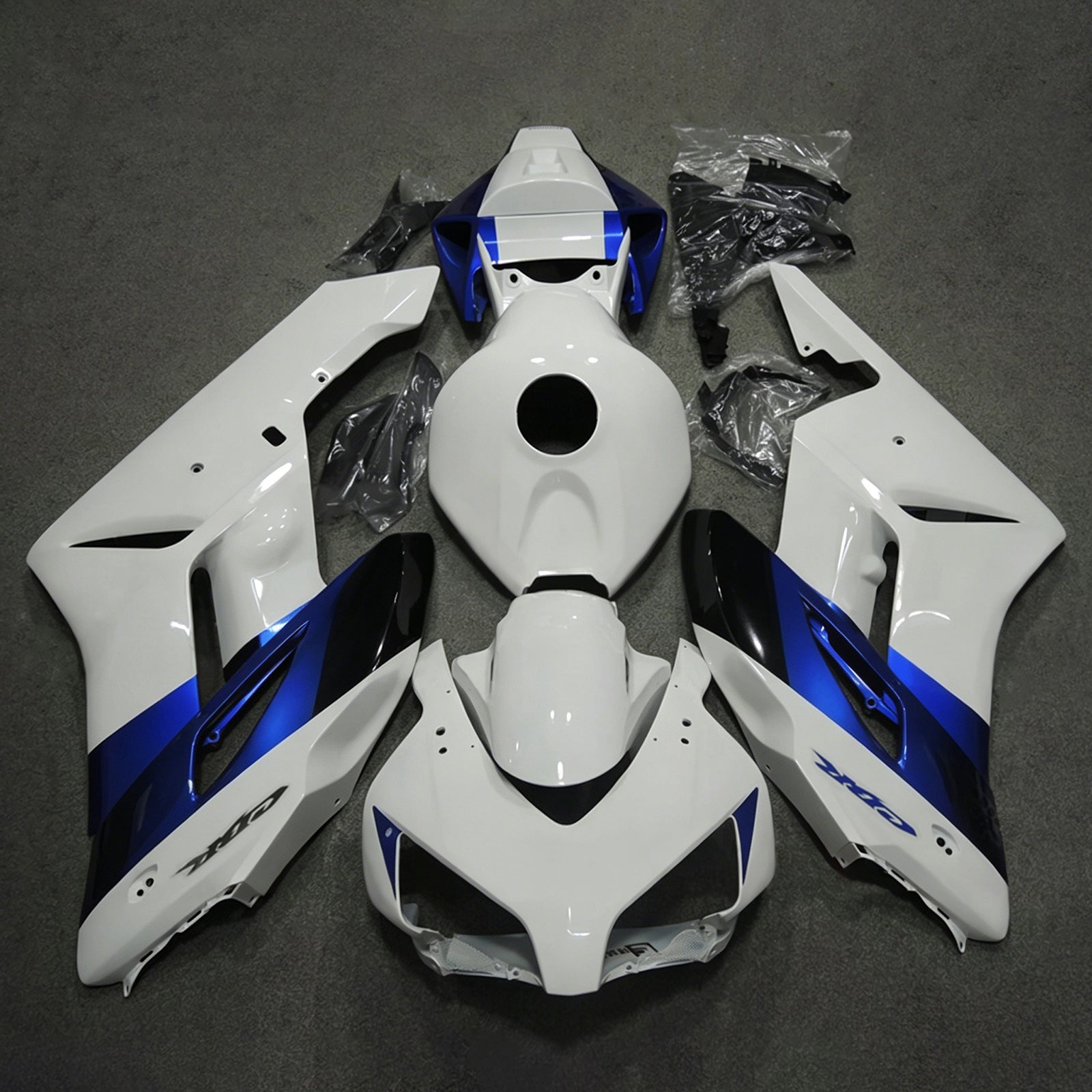Amotopart 2004-2005 Honda CBR1000RR witblauwe kuipset