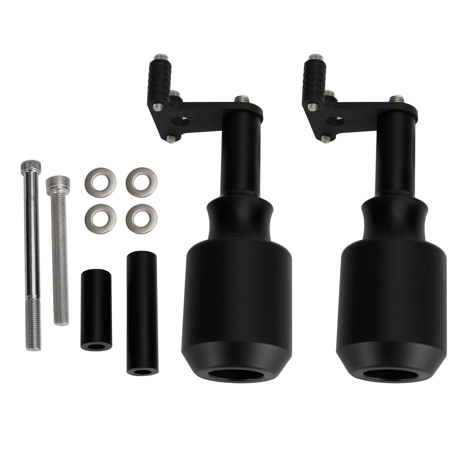 18-21 Kawasaki Ninja Z400 Aluminium Frame Crash Sliders Beskyttelse Sort