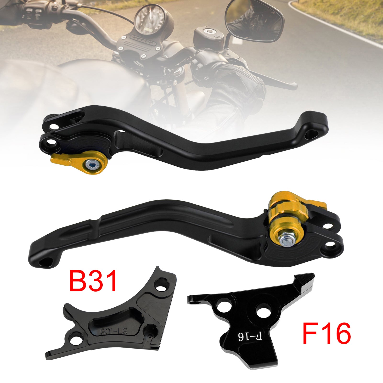 2017-2018 Guld BMW G310R G310GS NY kortkoblingsbremsehåndtag