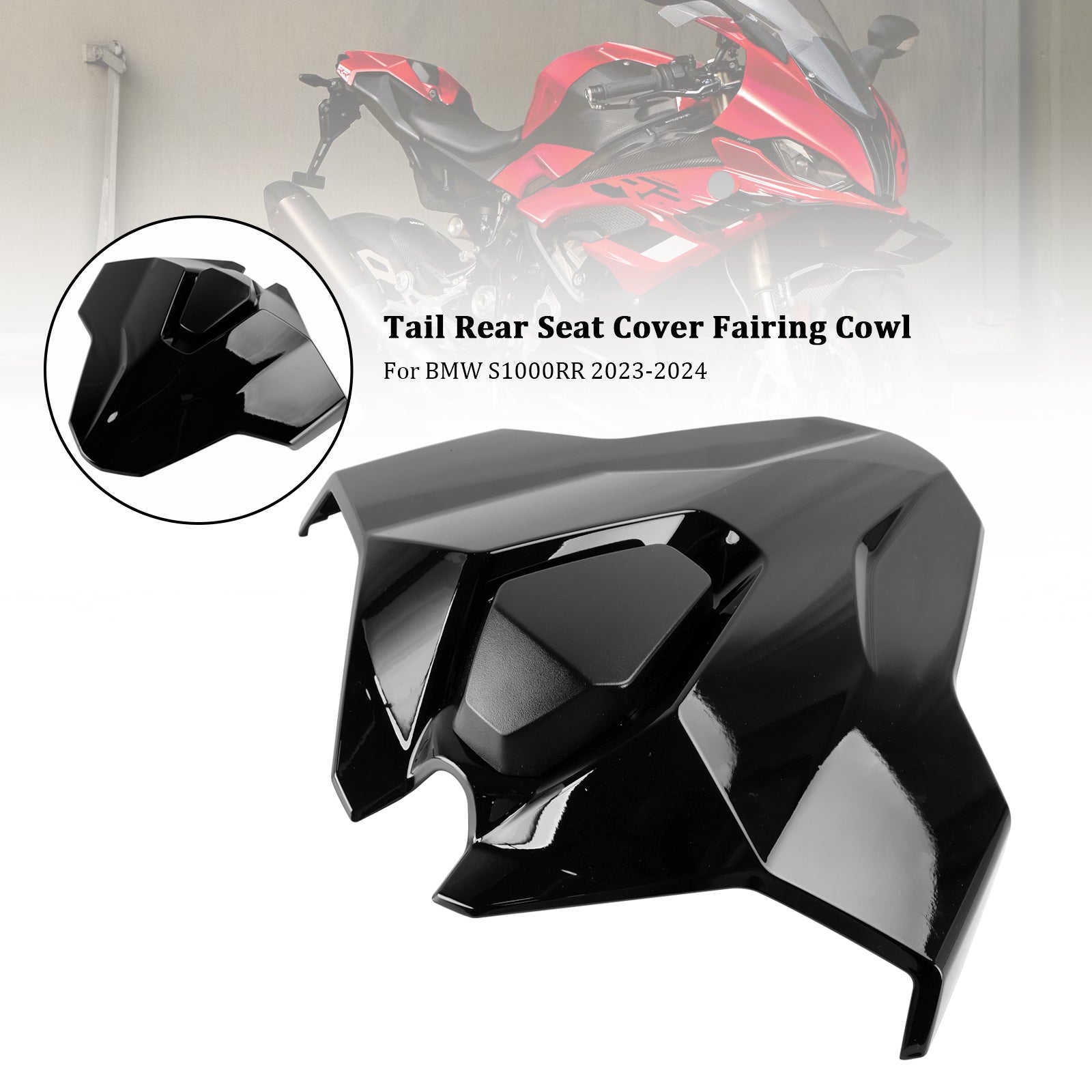 23-24 BMW S1000RR Svans baksäte Cover Fairing Cowl