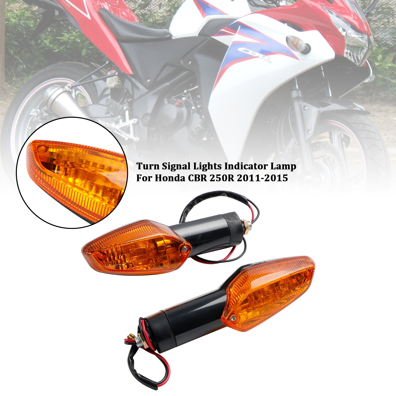 Honda CBR 250R 300R CBF 125 150 CB300 Turn Signal Lights Indicator Lampe