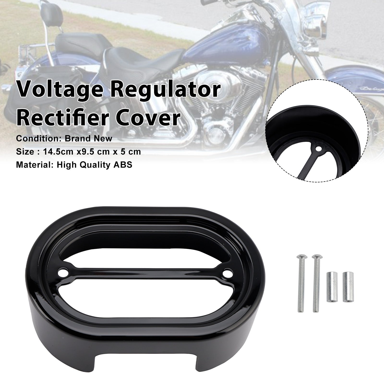 2001-2017 Softail Breakout Voltage Regulator Rectifier Cover