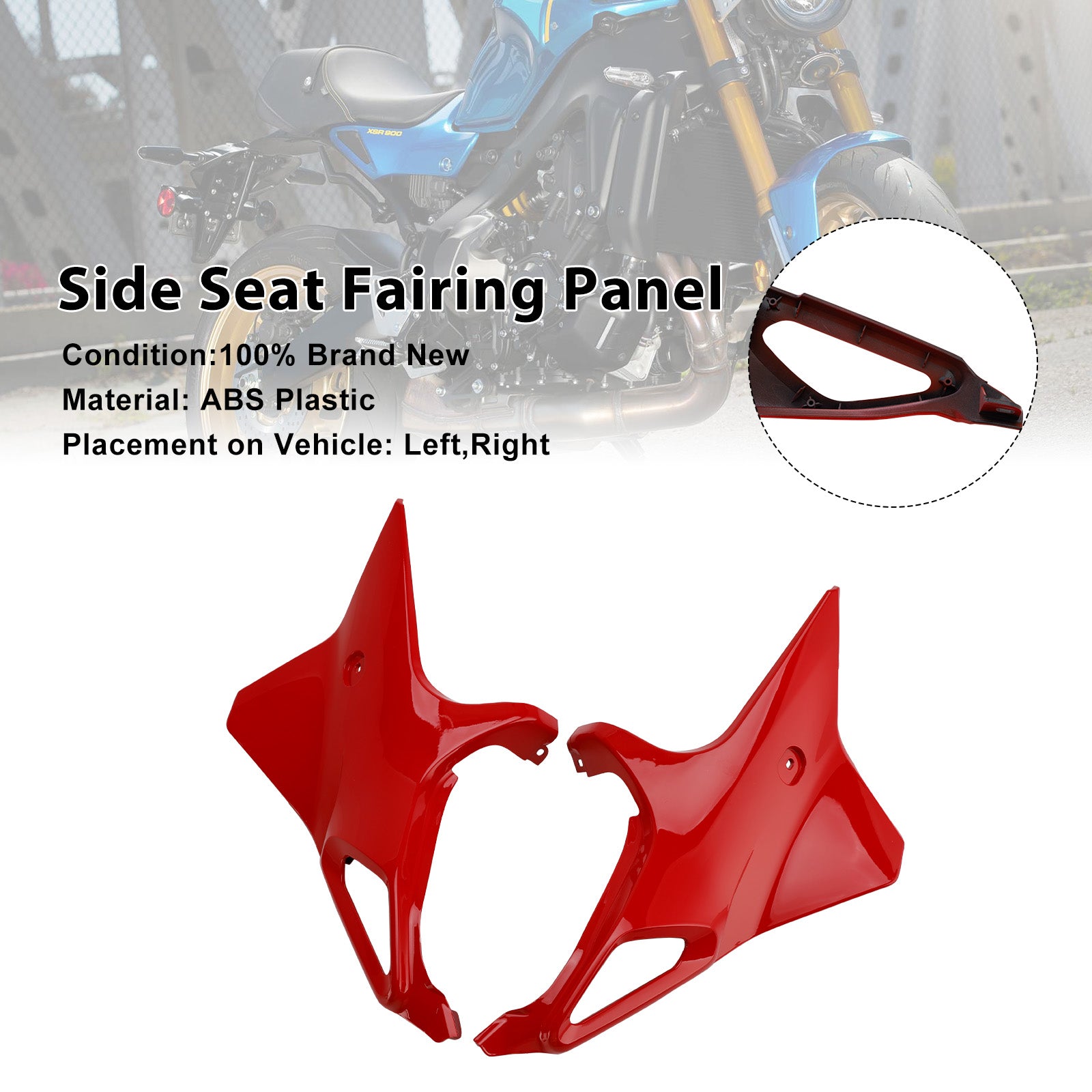 Yamaha XSR 900 XSR900 2022-2025 Side Seat Fairing Panel Cowl
