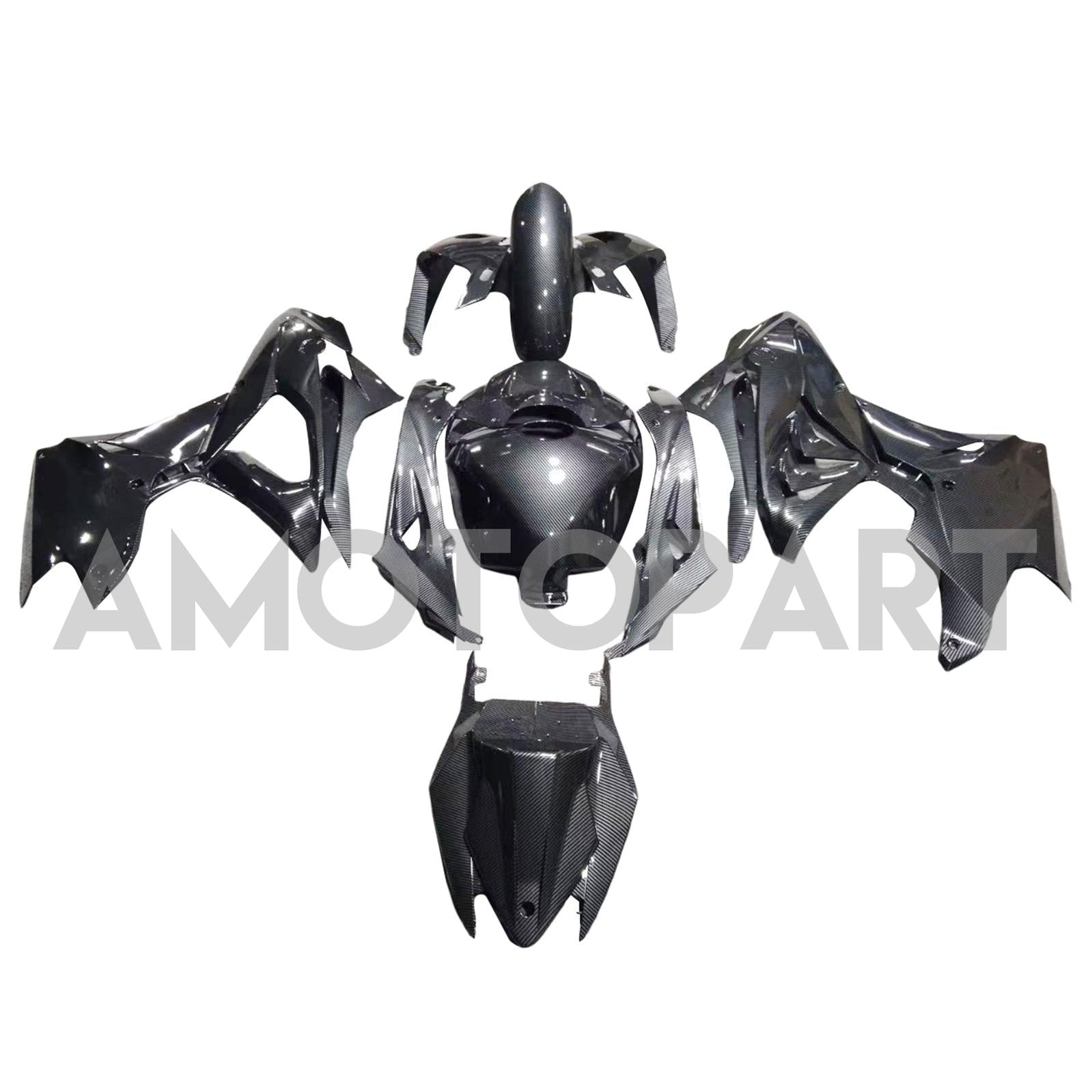 Amotopart 2017-2018 BMW S1000RR Carbonfaser-Musterverkleidungskit