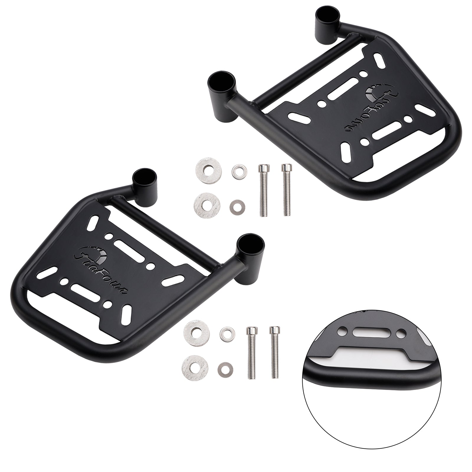 23-24 Eliminator 400 500 Luggage Rack Side Saddle Bag Mount Bracket Right