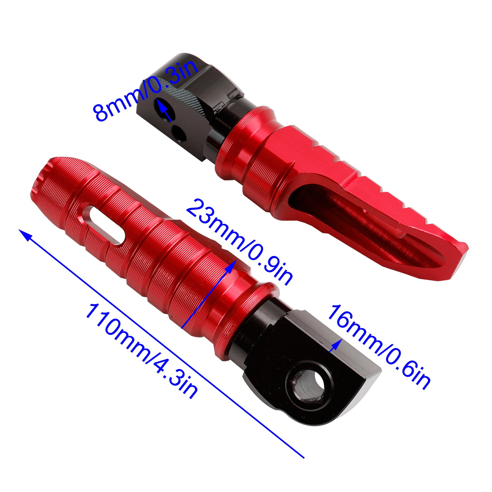 BMW 17-24 G310GS G310R & 23-24 G310RR Rear Footrests Foot Peg