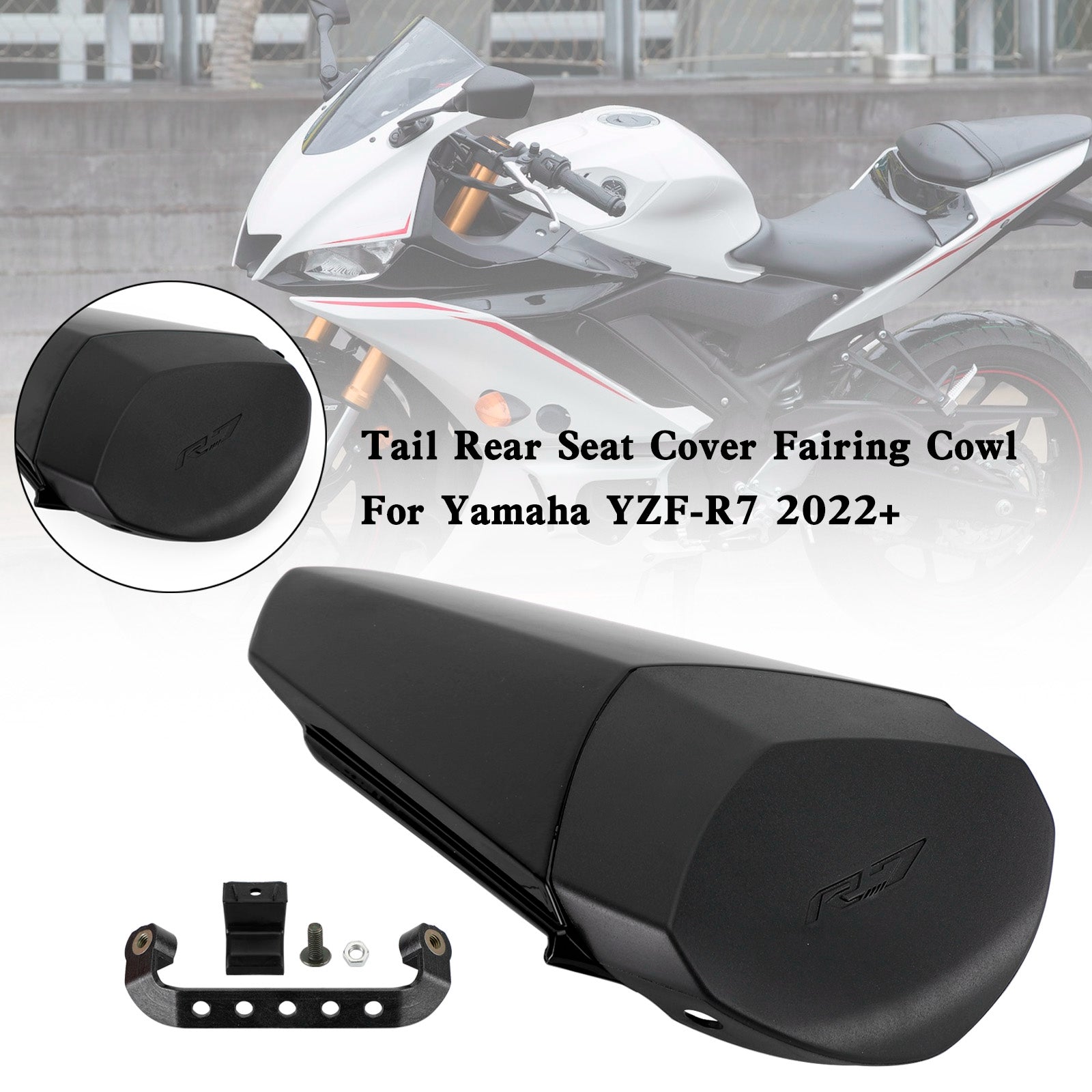 22-25 YAMAHA YZF R7 Tail Rear Seat Cover Fairing Cowl