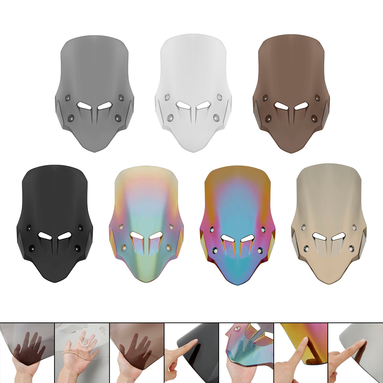 19-24 HONDA CB400X/CB500X ABS Motorcycle Windshield WindScreen