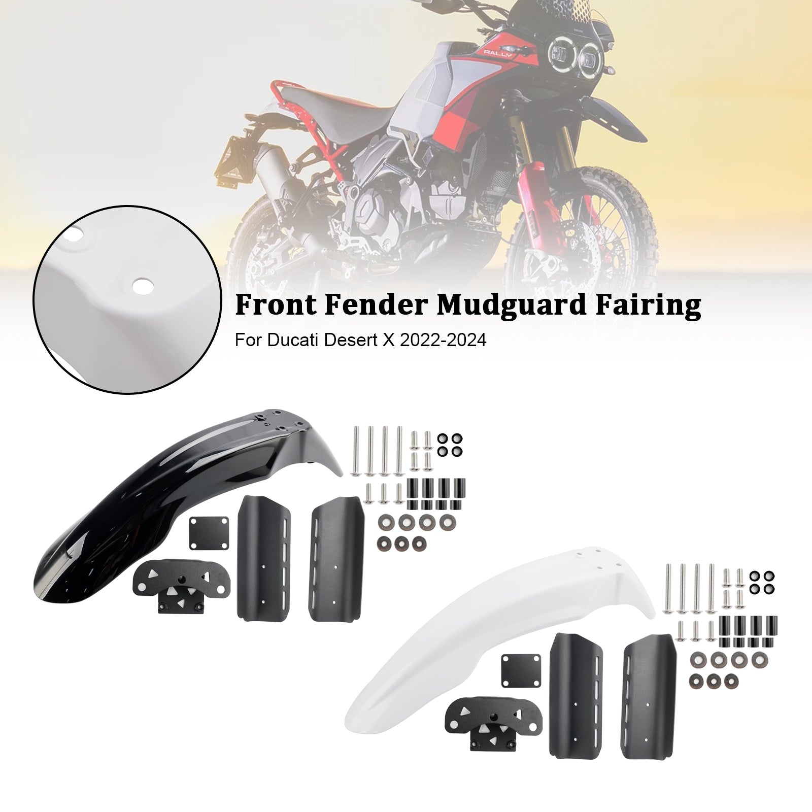 2022-2024 Ducati Desert x Fender Fender Gudguard Couring Cowl