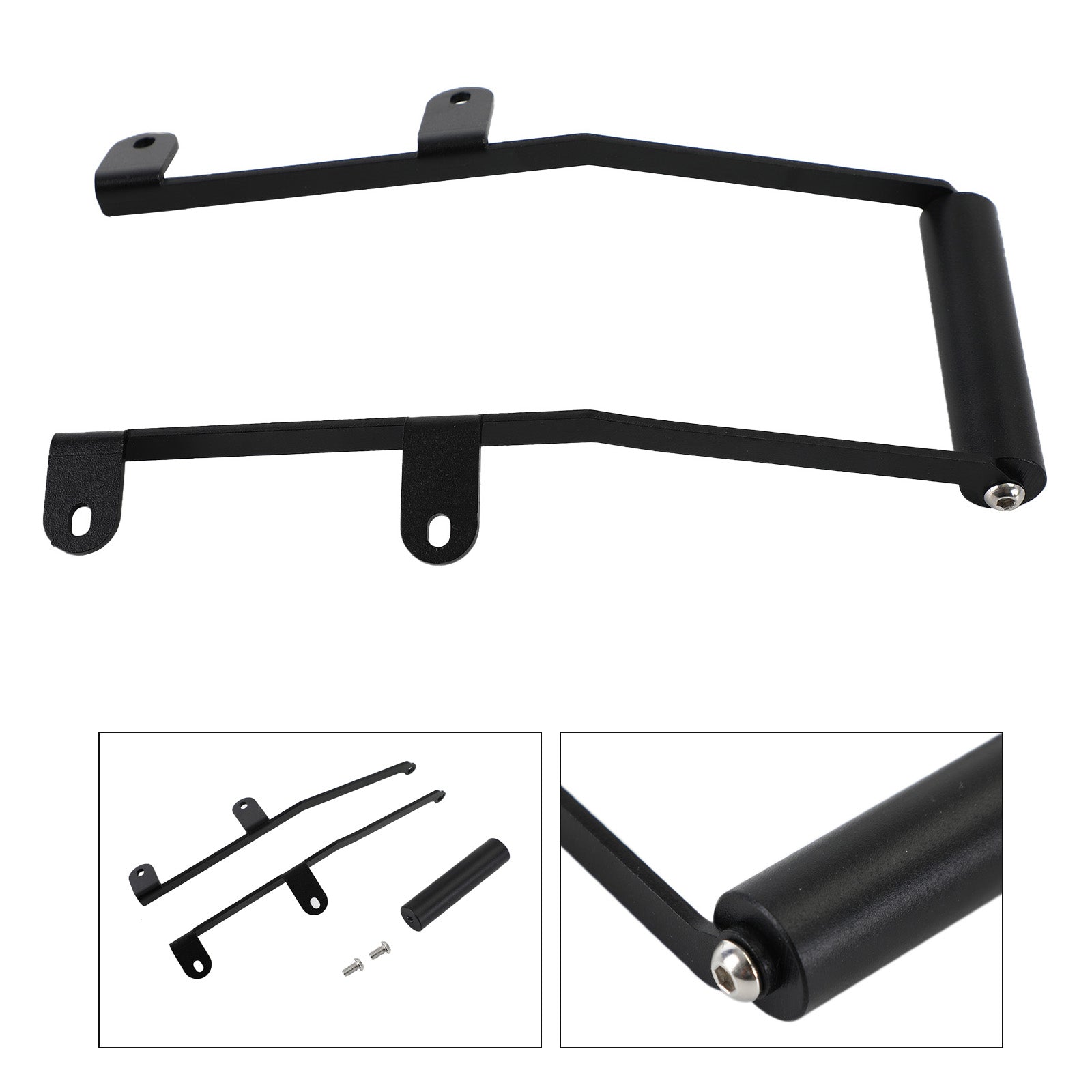 16-20 Honda NC750x Black Balling Bracket Mount Smartphone/GPS Porte