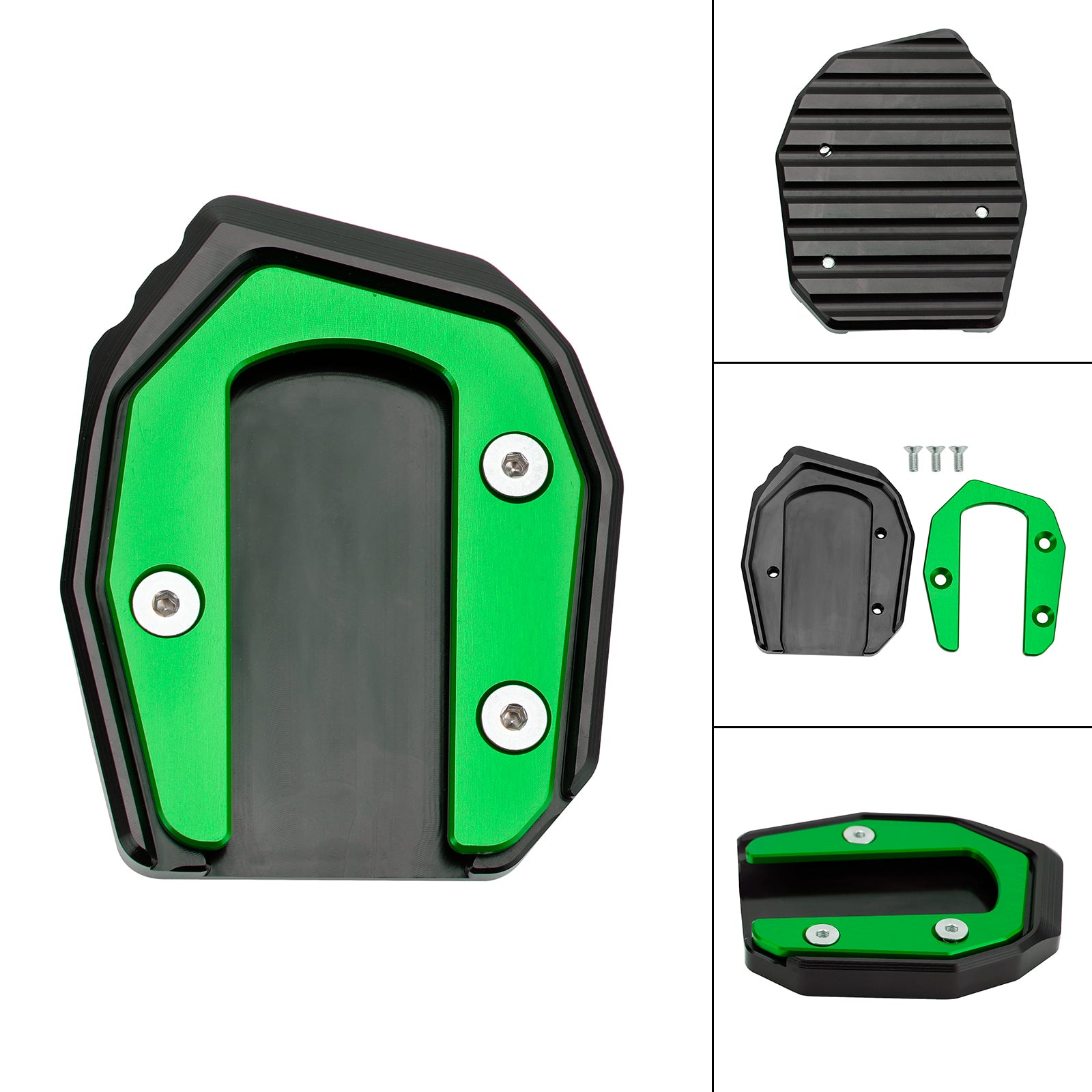 Almohadilla de placa ampliada con soporte para Kawasaki Vulcan S 650 VN650 2015-2021