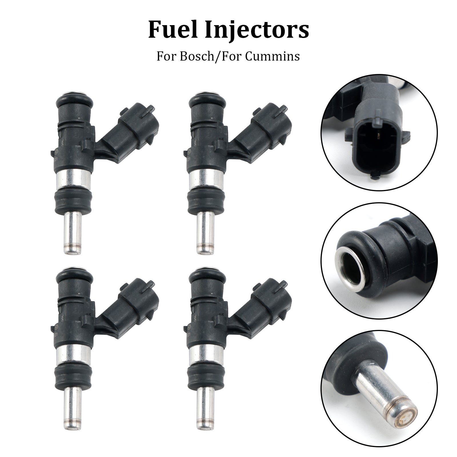 4PCS Cummins Fuel Injector 0280158714 0280158701 0444043016 ISX2888173