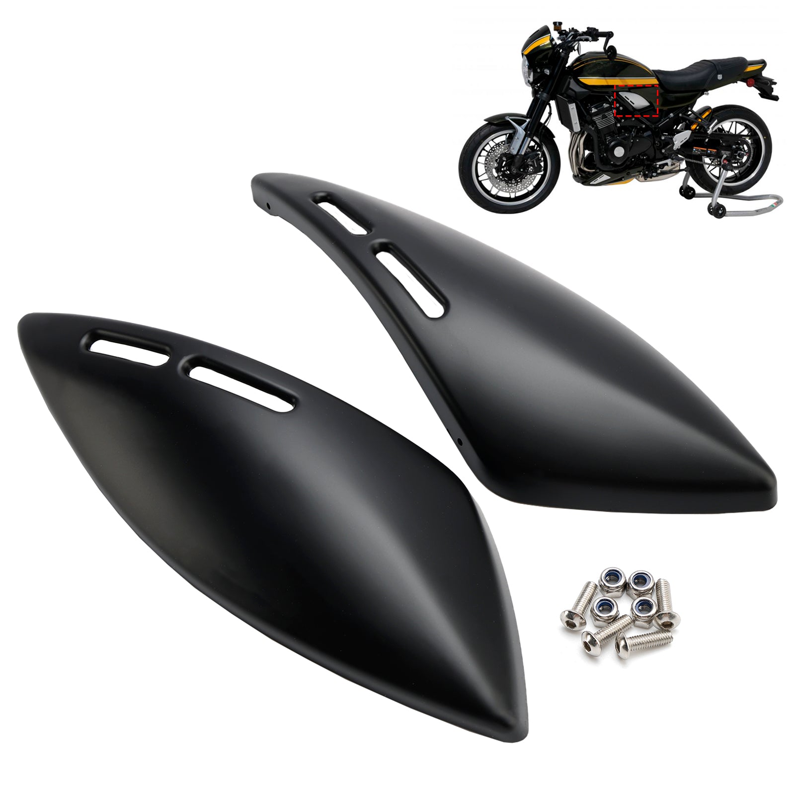 18-24 Kawasaki Z900RS Gas Tank Side Cover Panel Fairing Cowl