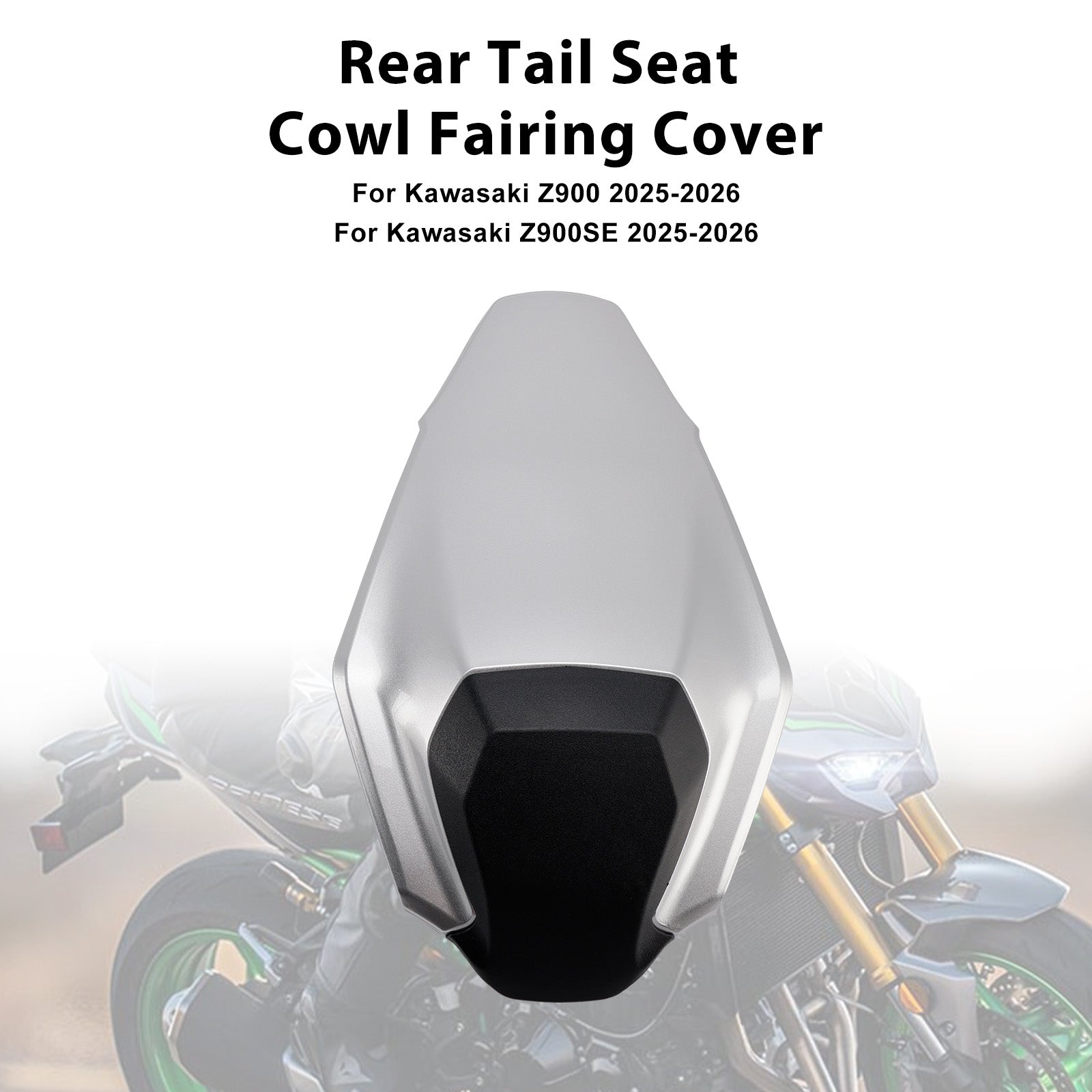 Kawasaki Z900 Z900SE 2025-2026 Couvercle de carénage de capot de siège arrière