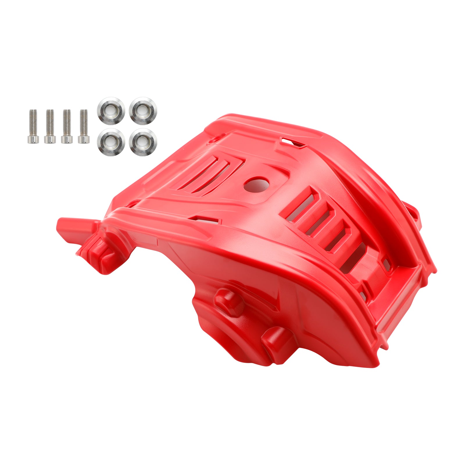 23-24 Honda Crf300 Crf300l Skid Plate Engine Guard Crack Plastic