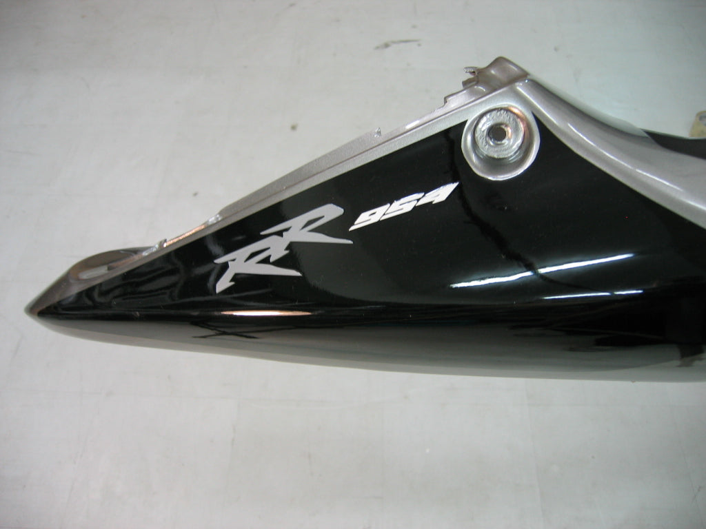 Amotopart 2002-2003 Honda CBR954 Kit de carénage noir en argent