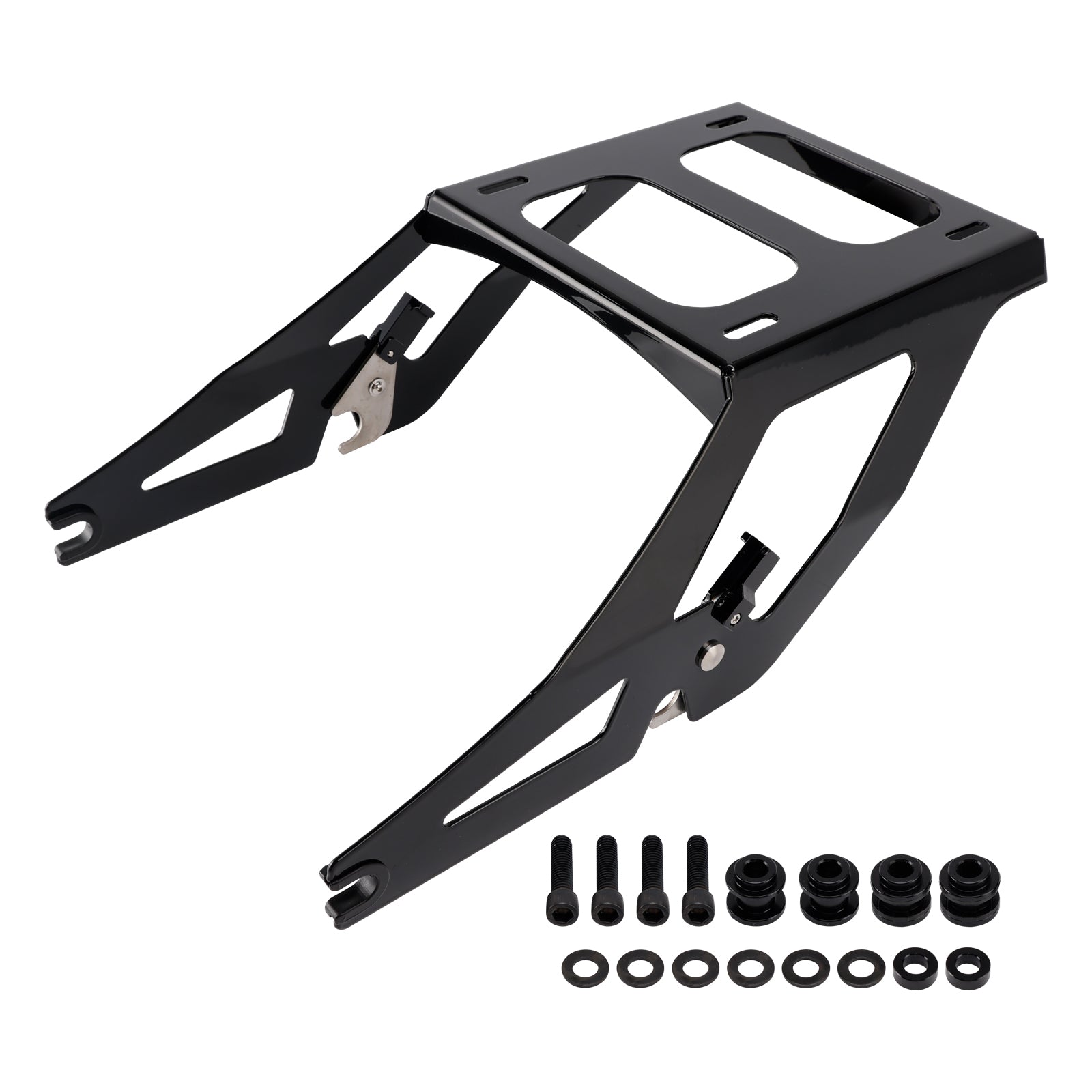 18-25 Softail Low Rider / Sport Glide Black Two Up Luggage Trunk Mount Rack